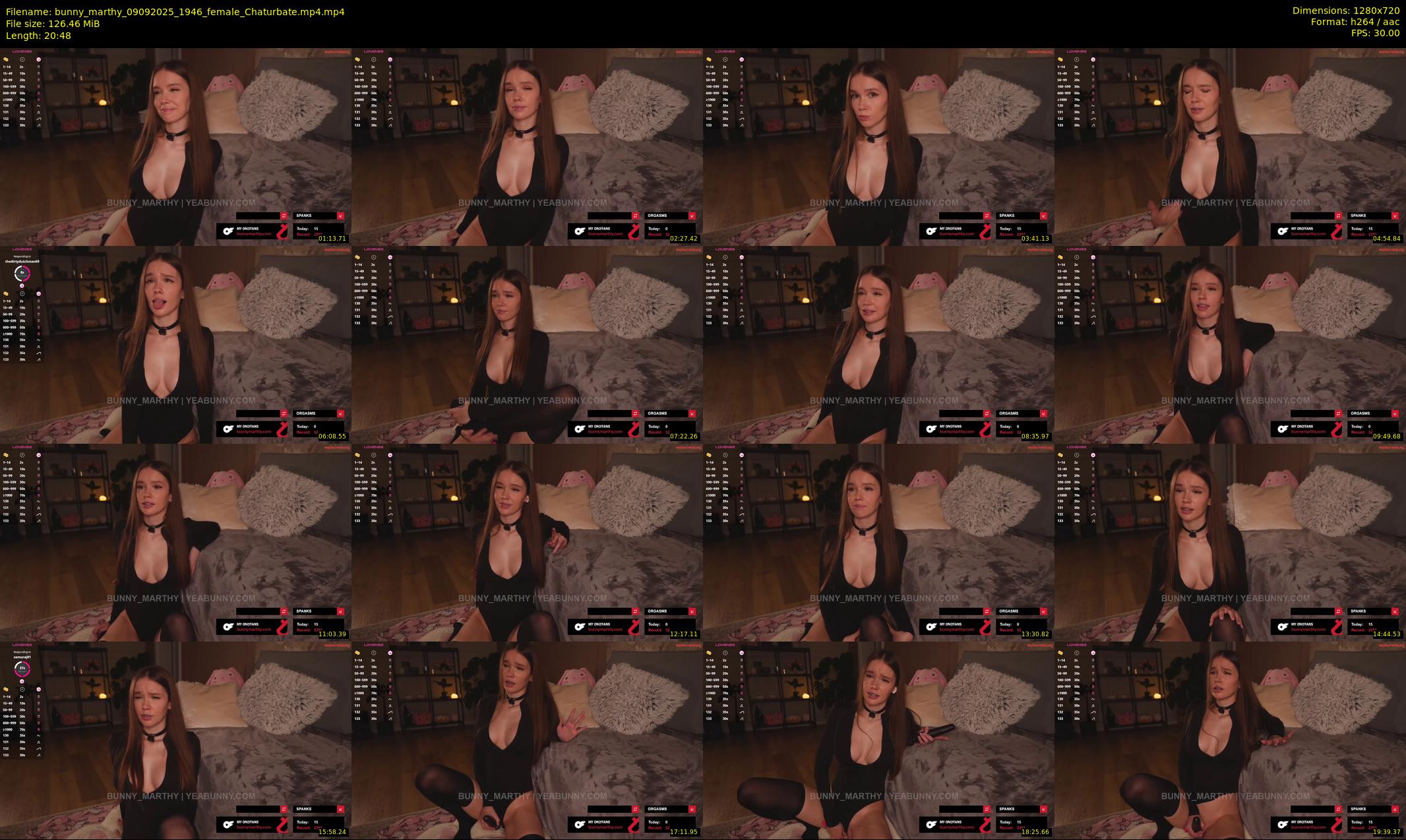 bunny_marthy — 21 minute Chaturbate female cam show recording, 720p, Sep 9, 2025