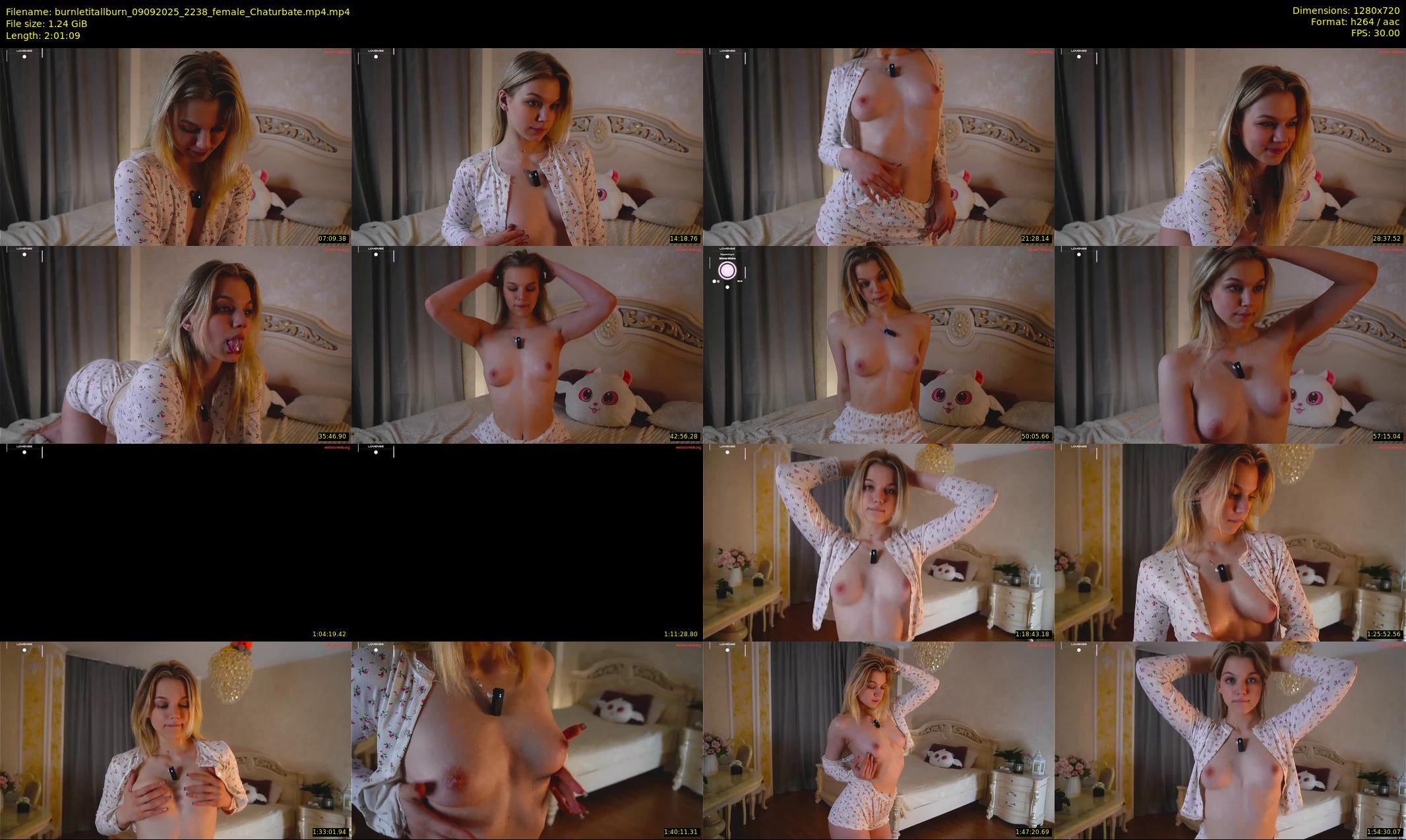 burnletitallburn — 122 minute Chaturbate female cam show recording, 720p, Sep 9, 2025