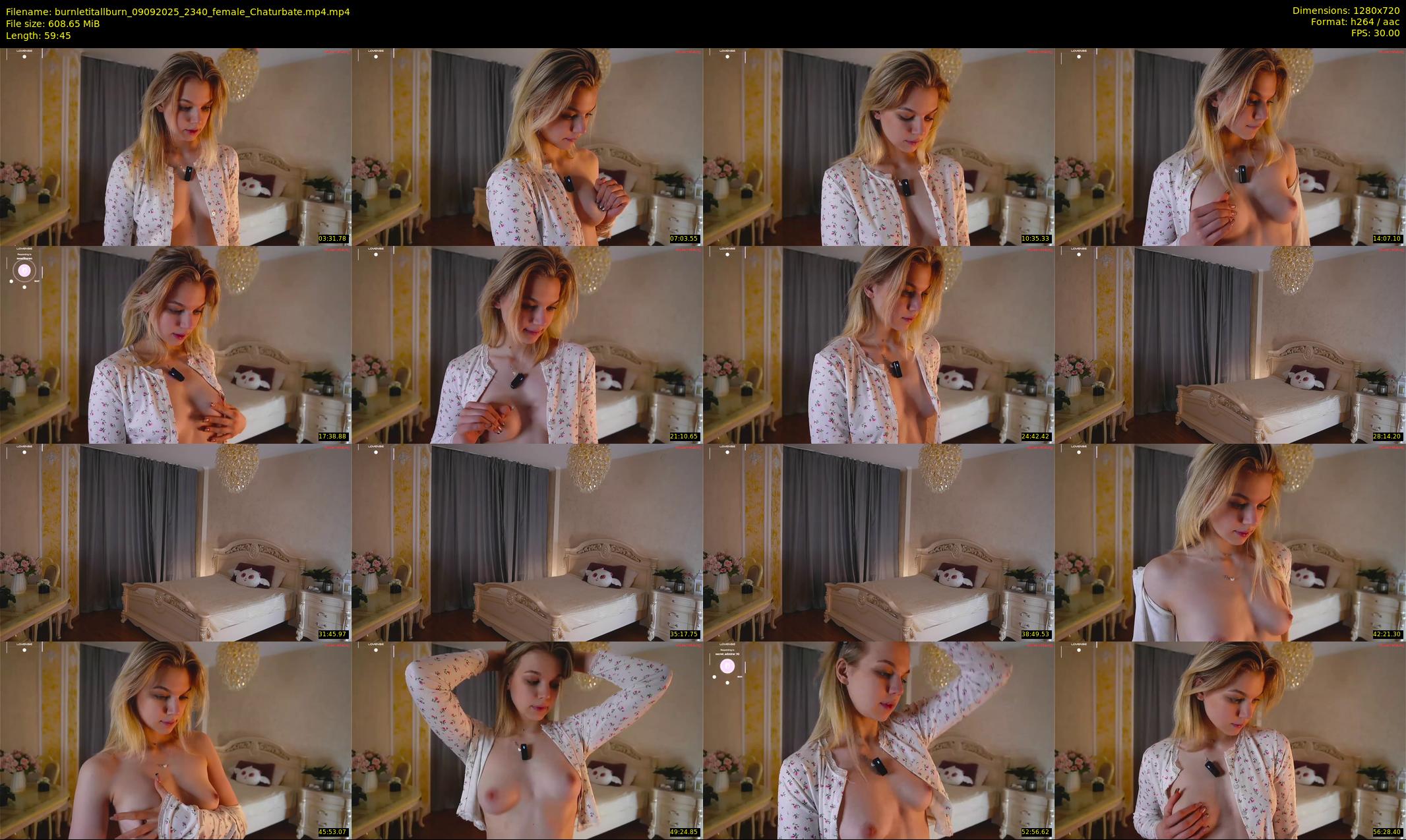 burnletitallburn — 60 minute Chaturbate female cam show recording, 720p, Sep 9, 2025