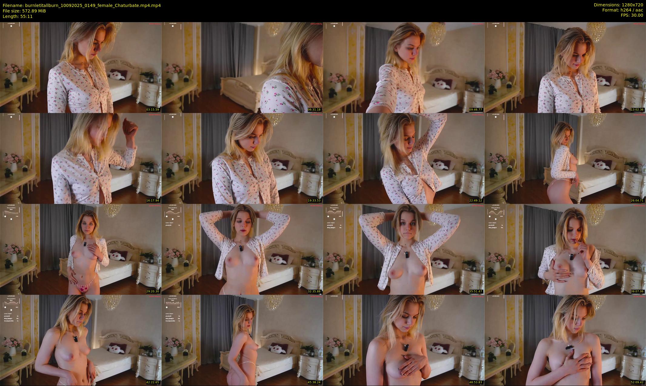 burnletitallburn — 56 minute Chaturbate female cam show recording, 720p, Sep 10, 2025