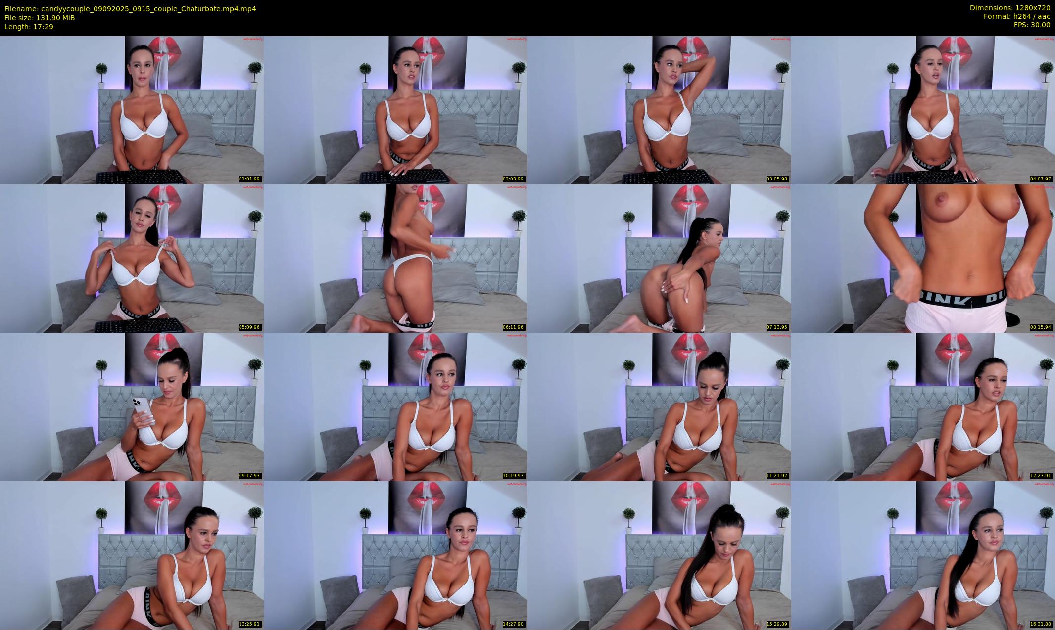 candyycouple — 18 minute Chaturbate couple cam show recording, 720p, Sep 9, 2025