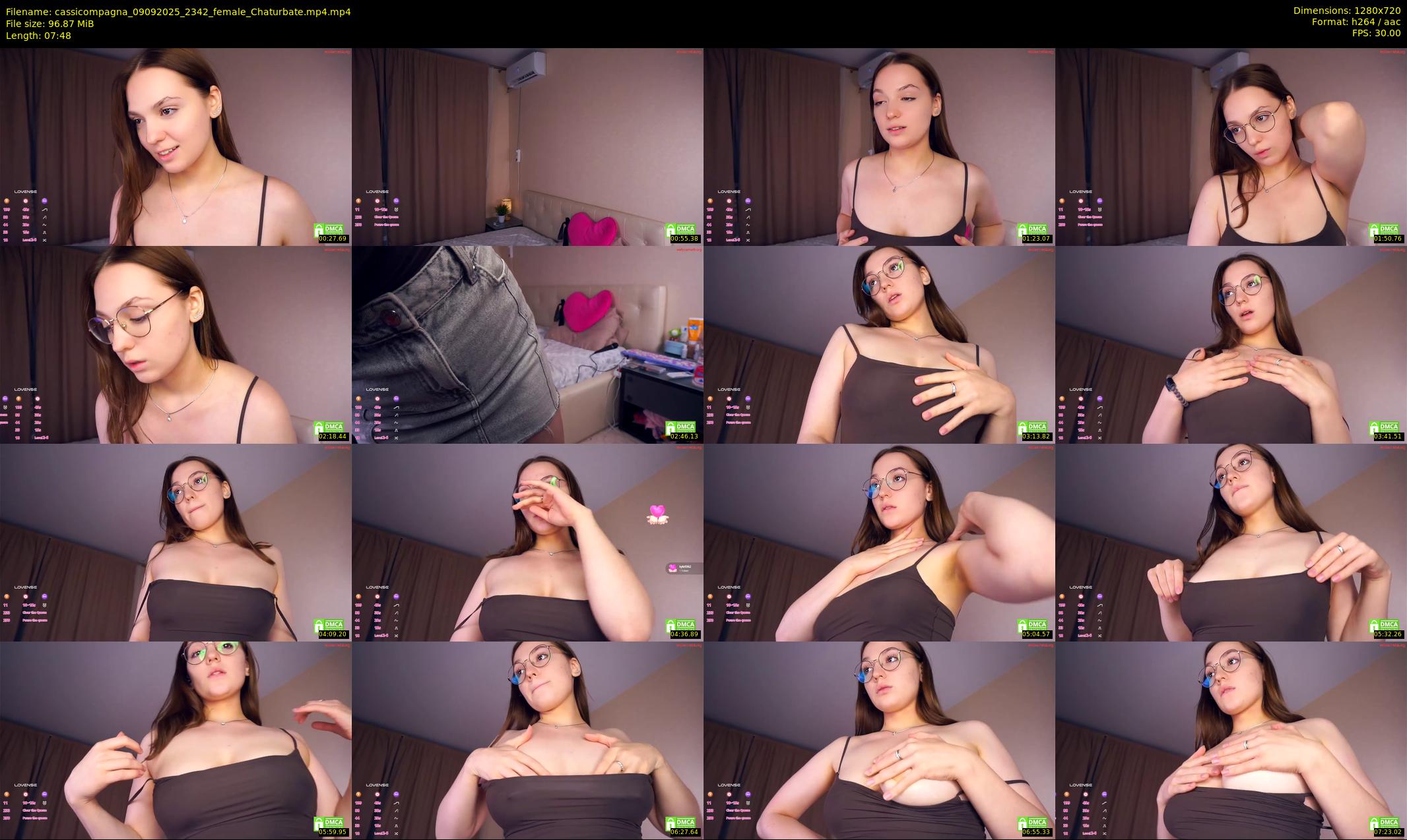 cassicompagna — 8 minute Chaturbate female cam show recording, 720p, Sep 9, 2025