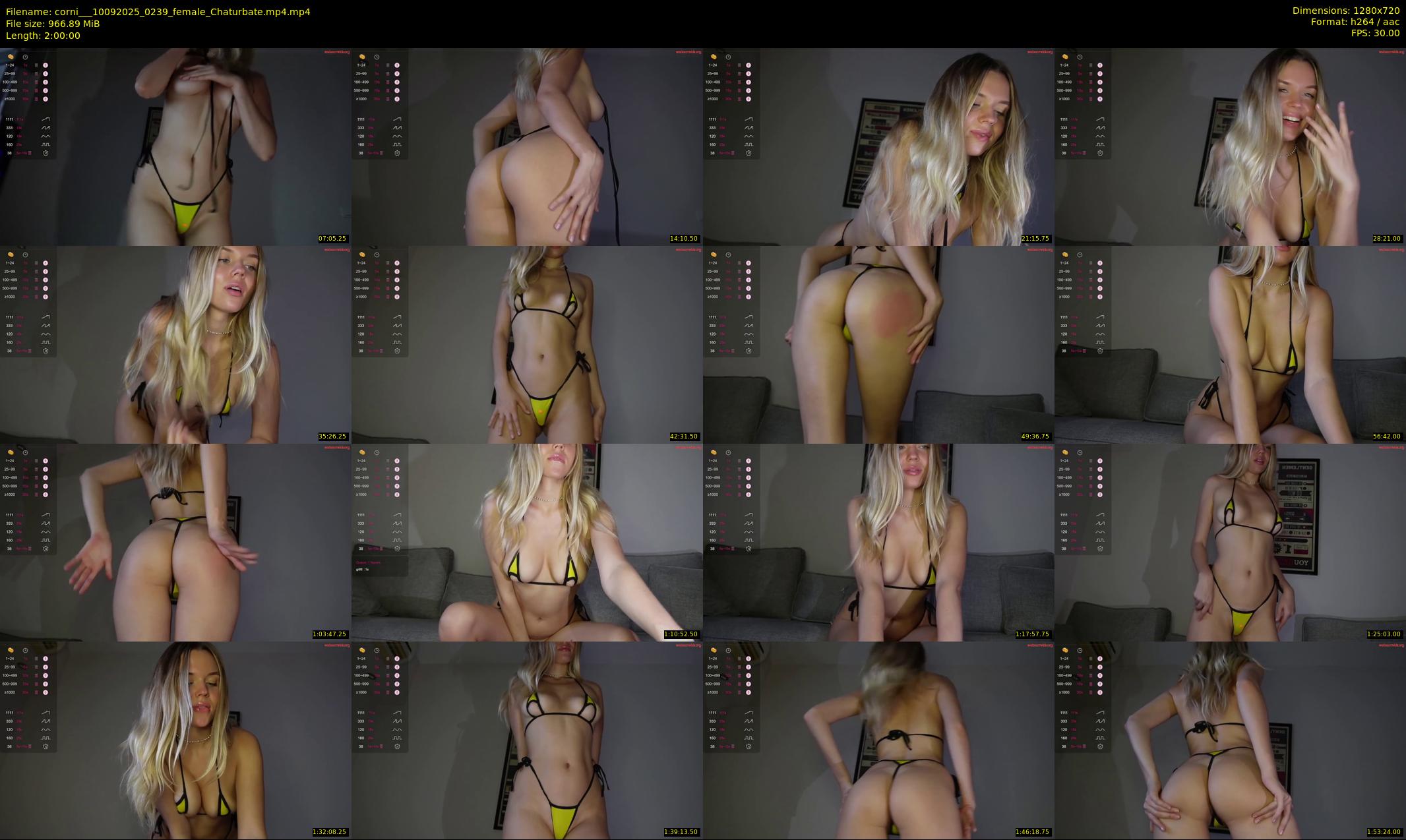 corni__ — 120 minute Chaturbate female cam show recording, 720p, Sep 10, 2025