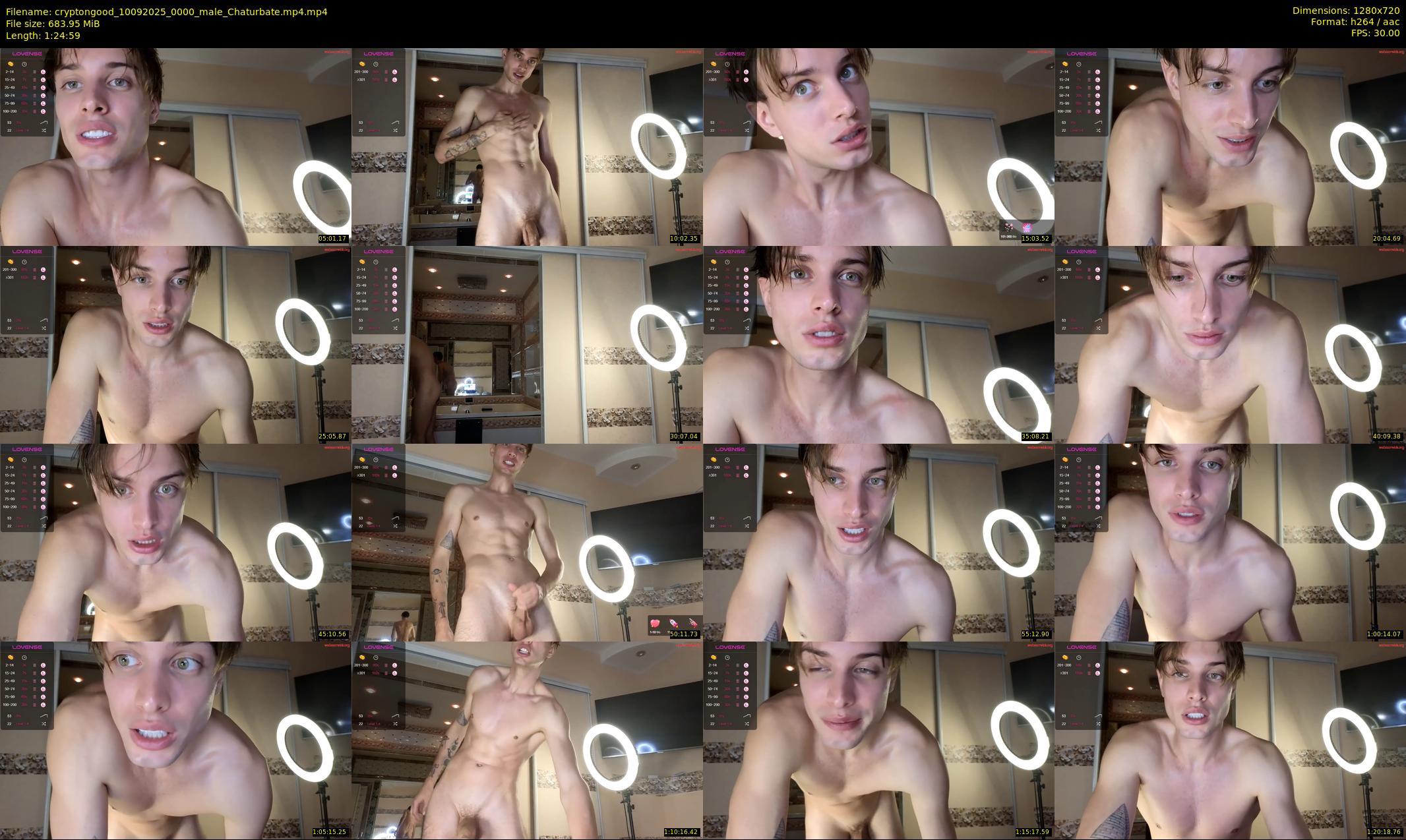 cryptongood — 85 minute Chaturbate male cam show recording, 720p, Sep 10, 2025