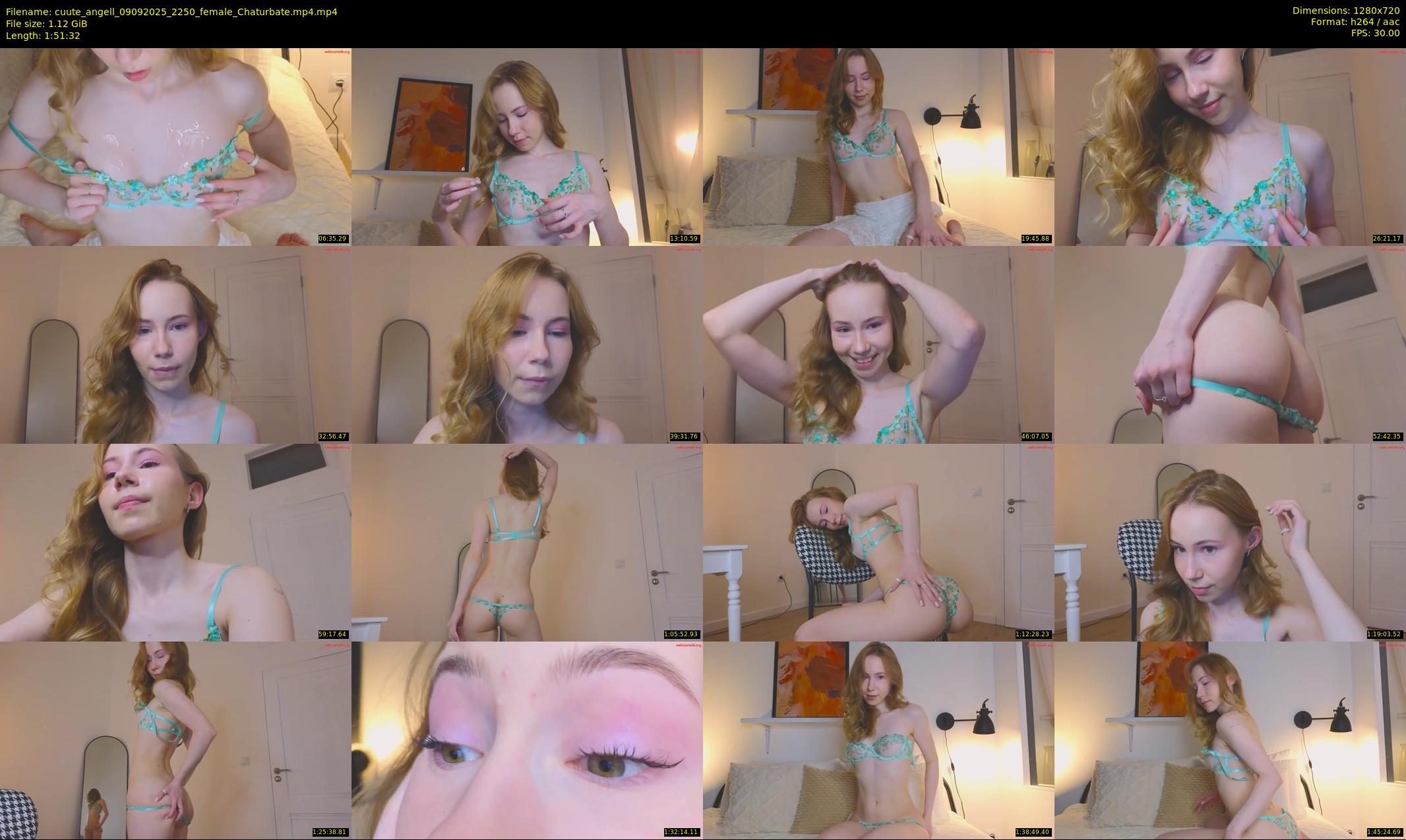 cuute_angell — 112 minute Chaturbate female cam show recording, 720p, Sep 9, 2025