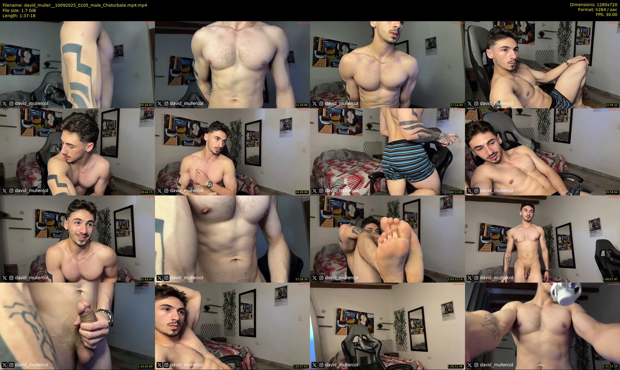 david_muller_ — 98 minute Chaturbate male cam show recording, 720p, Sep 10, 2025