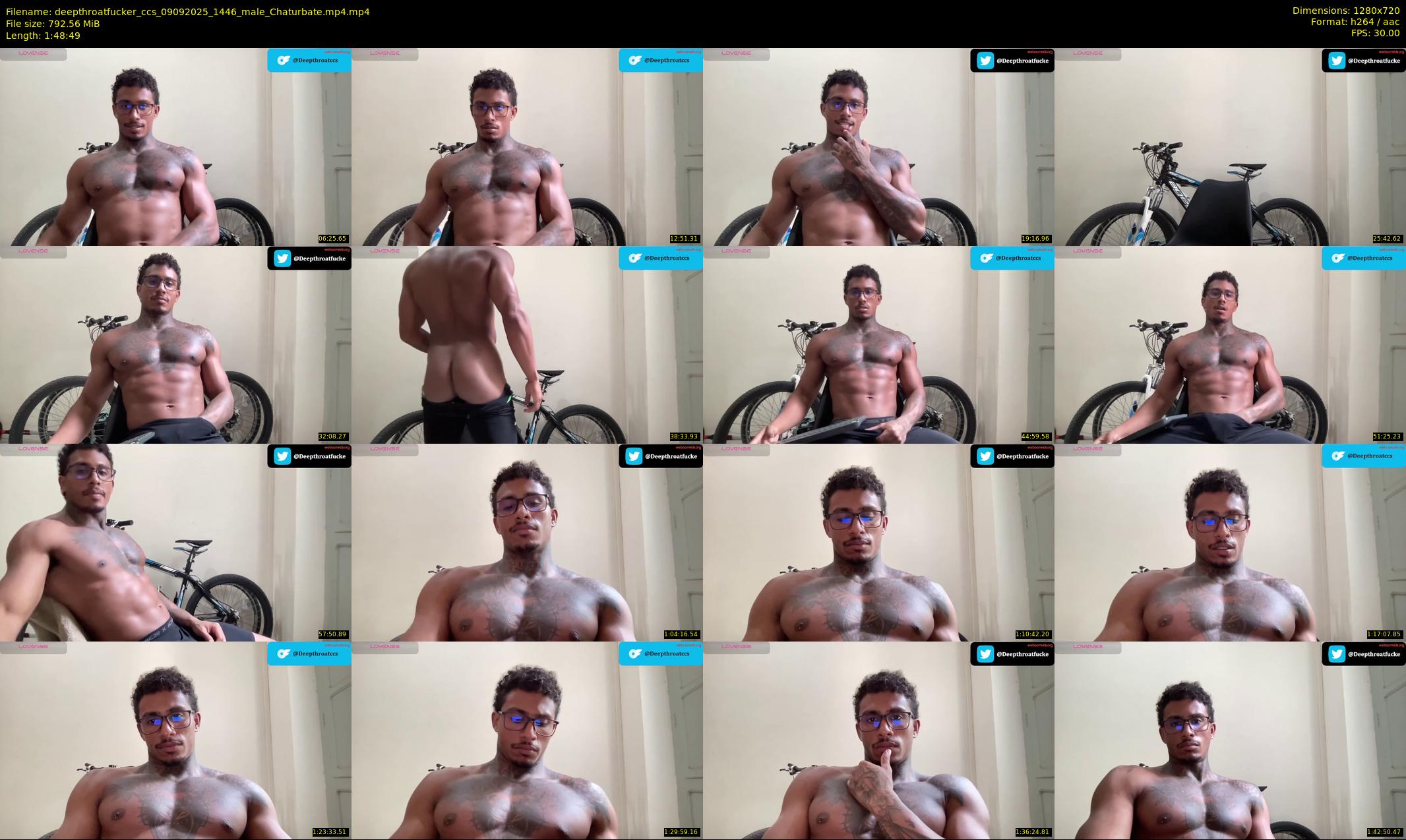 deepthroatfucker_ccs — 109 minute Chaturbate male cam show recording, 720p, Sep 9, 2025