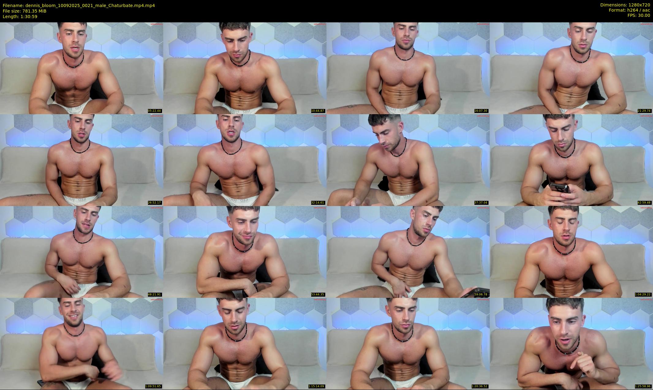 dennis_bloom — 91 minute Chaturbate male cam show recording, 720p, Sep 10, 2025