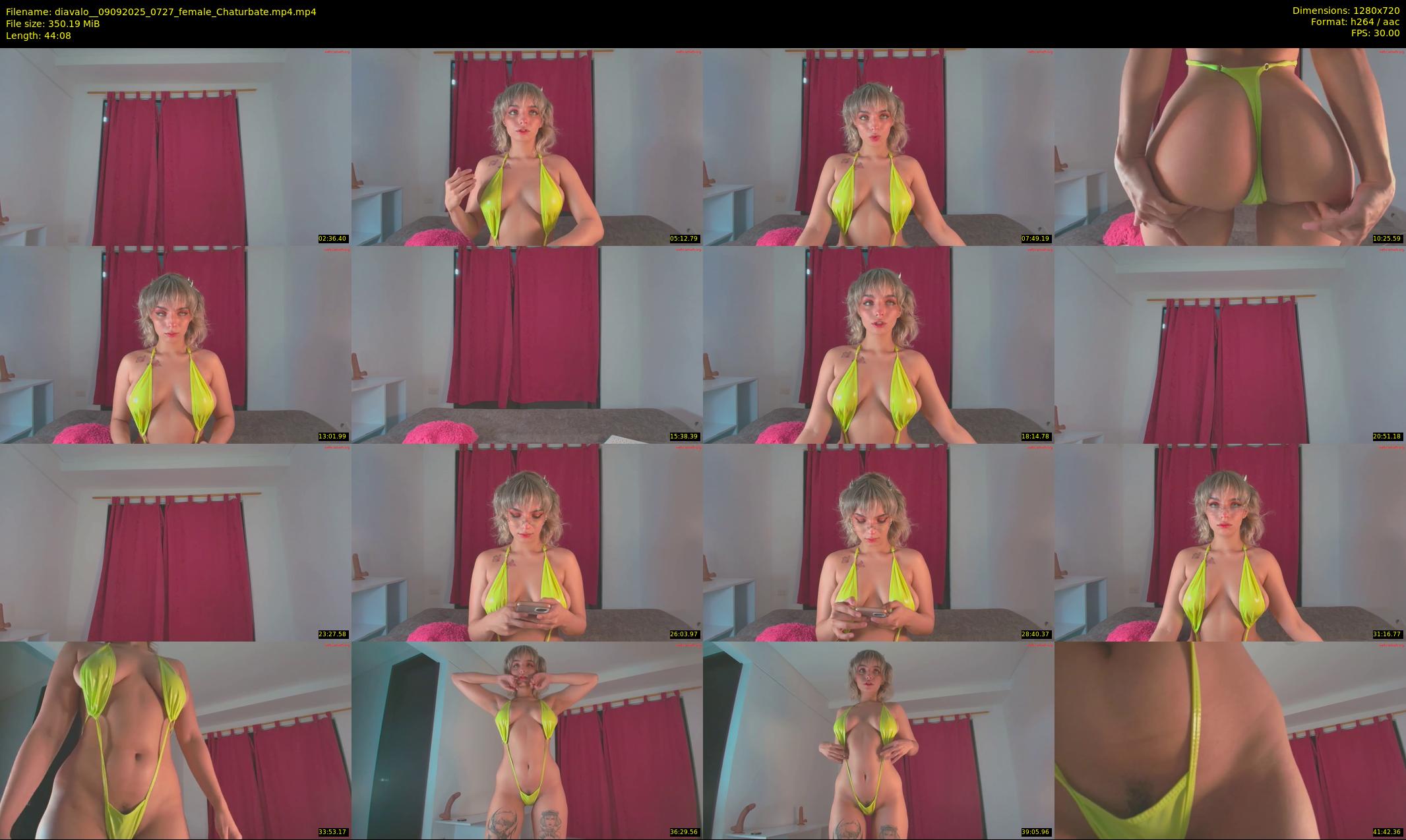 diavalo_ — 45 minute Chaturbate female cam show recording, 720p, Sep 9, 2025