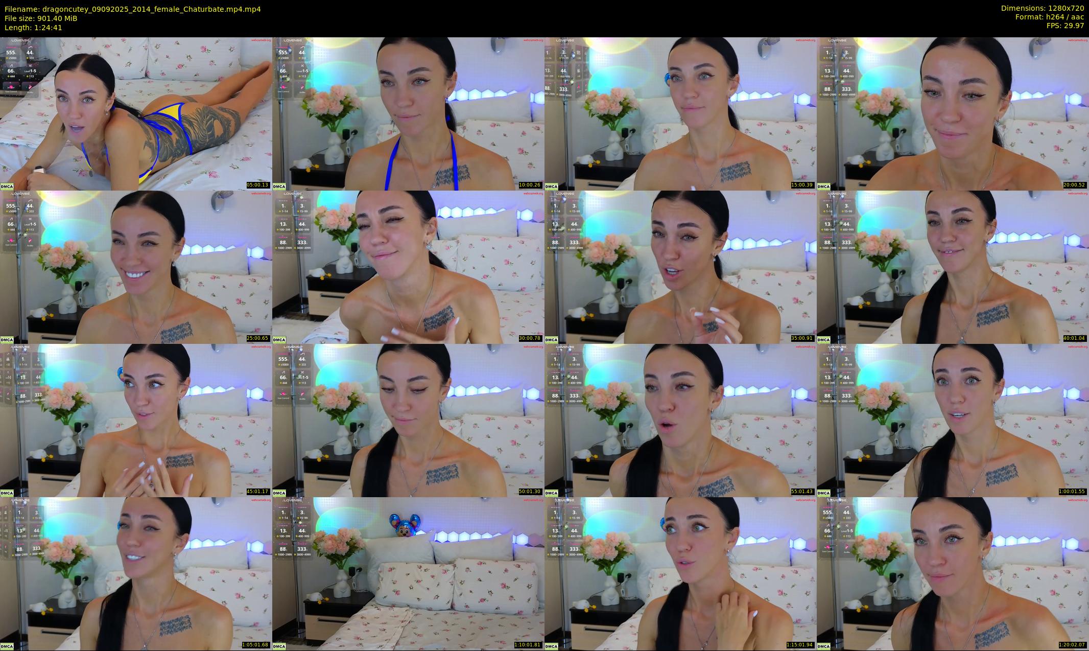 dragoncutey — 85 minute Chaturbate female cam show recording, 720p, Sep 9, 2025