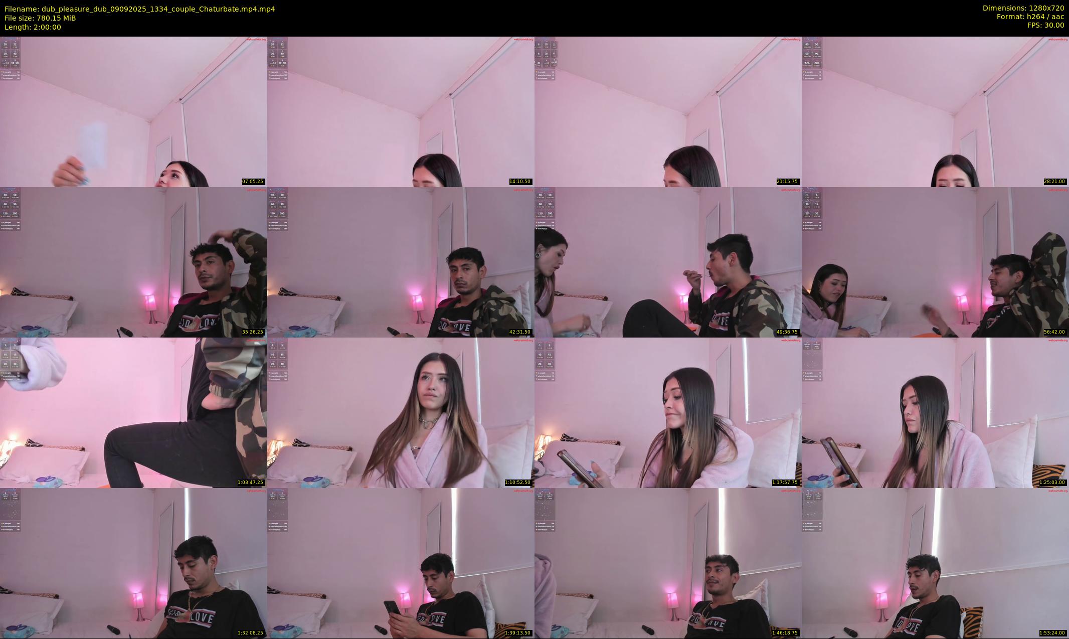dub_pleasure_dub — 120 minute Chaturbate couple cam show recording, 720p, Sep 9, 2025