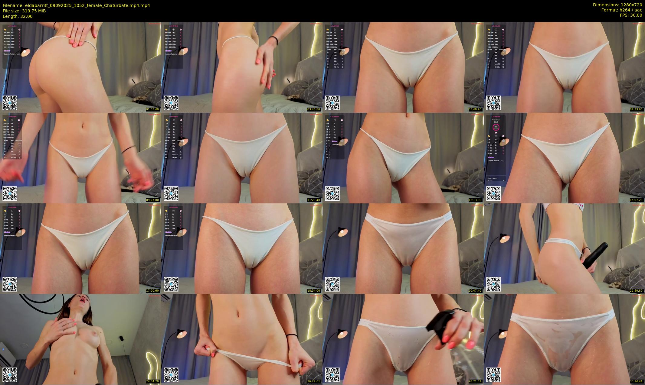 eldabarritt — 32 minute Chaturbate female cam show recording, 720p, Sep 9, 2025