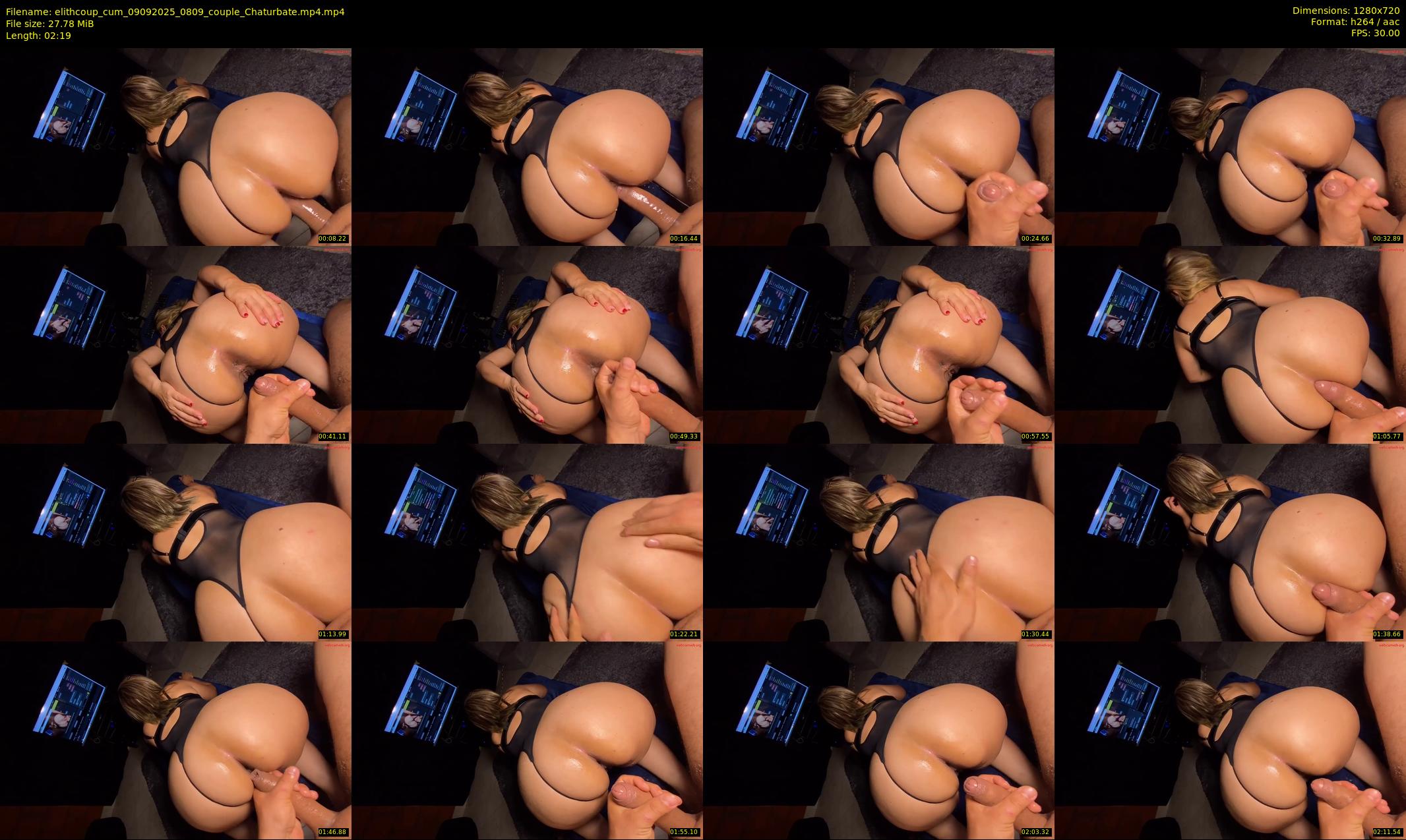 elithcoup_cum — 3 minute Chaturbate couple cam show recording, 720p, Sep 9, 2025
