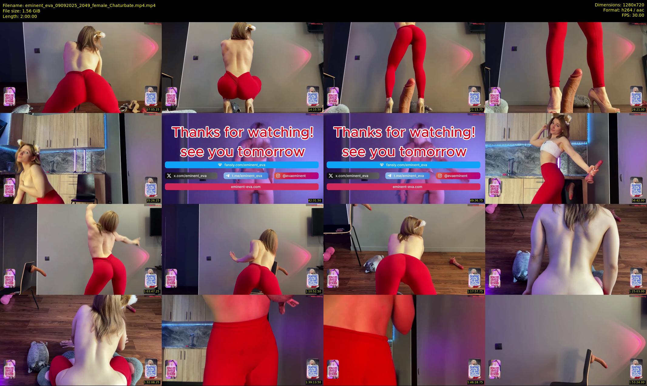 eminent_eva — 120 minute Chaturbate female cam show recording, 720p, Sep 9, 2025