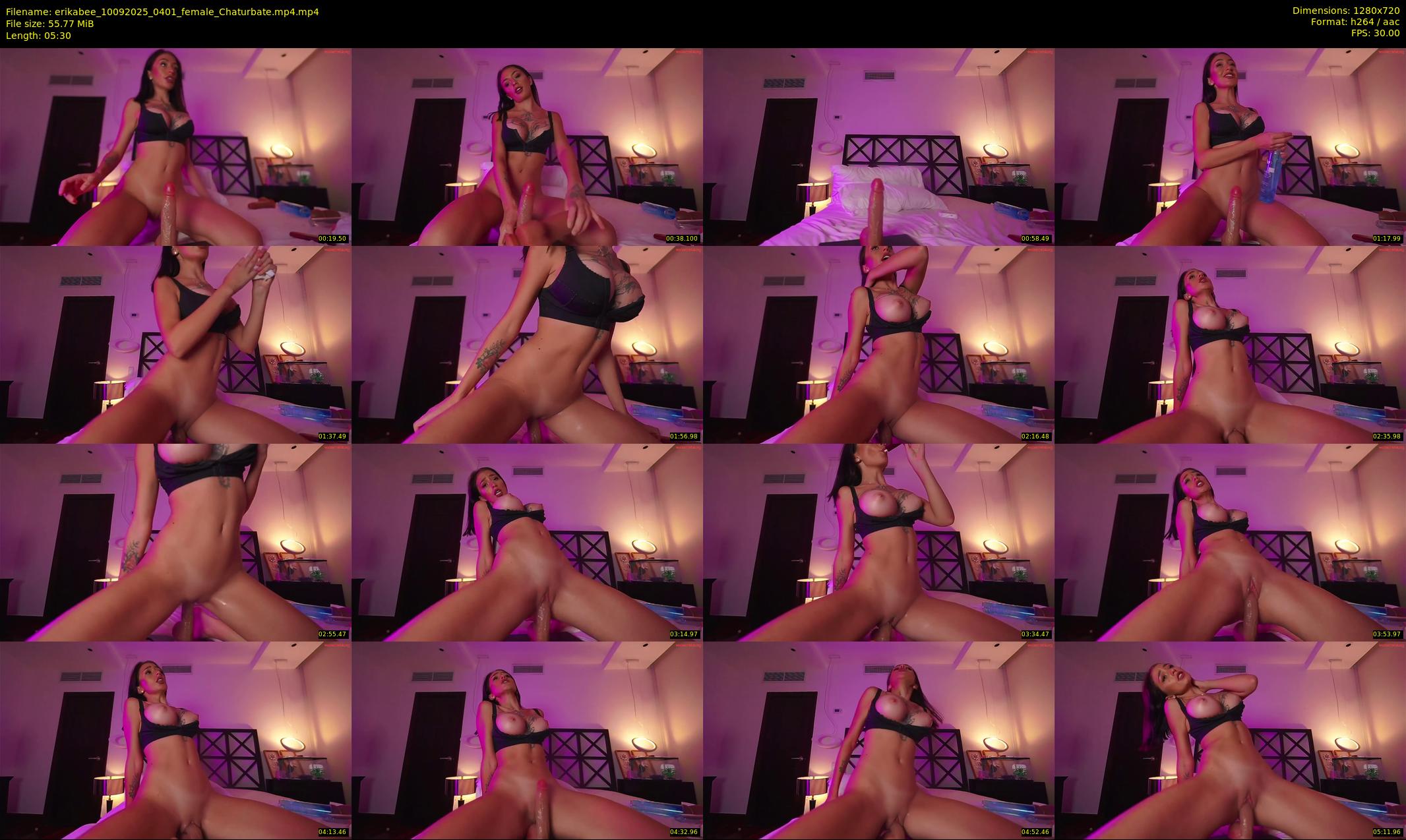erikabee — 6 minute Chaturbate female cam show recording, 720p, Sep 10, 2025