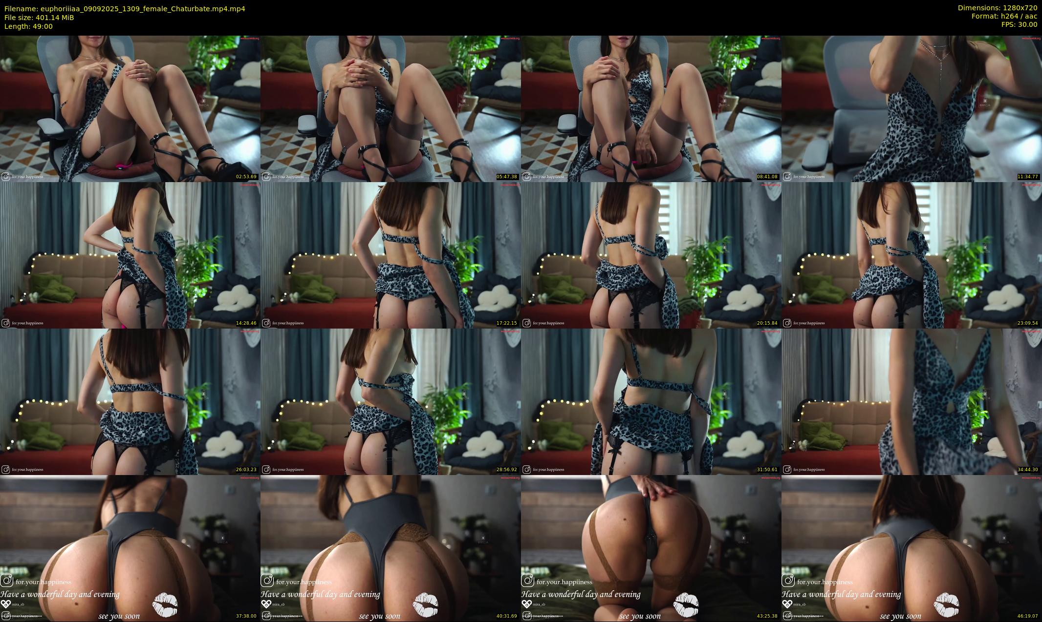 euphoriiiaa — 49 minute Chaturbate female cam show recording, 720p, Sep 9, 2025