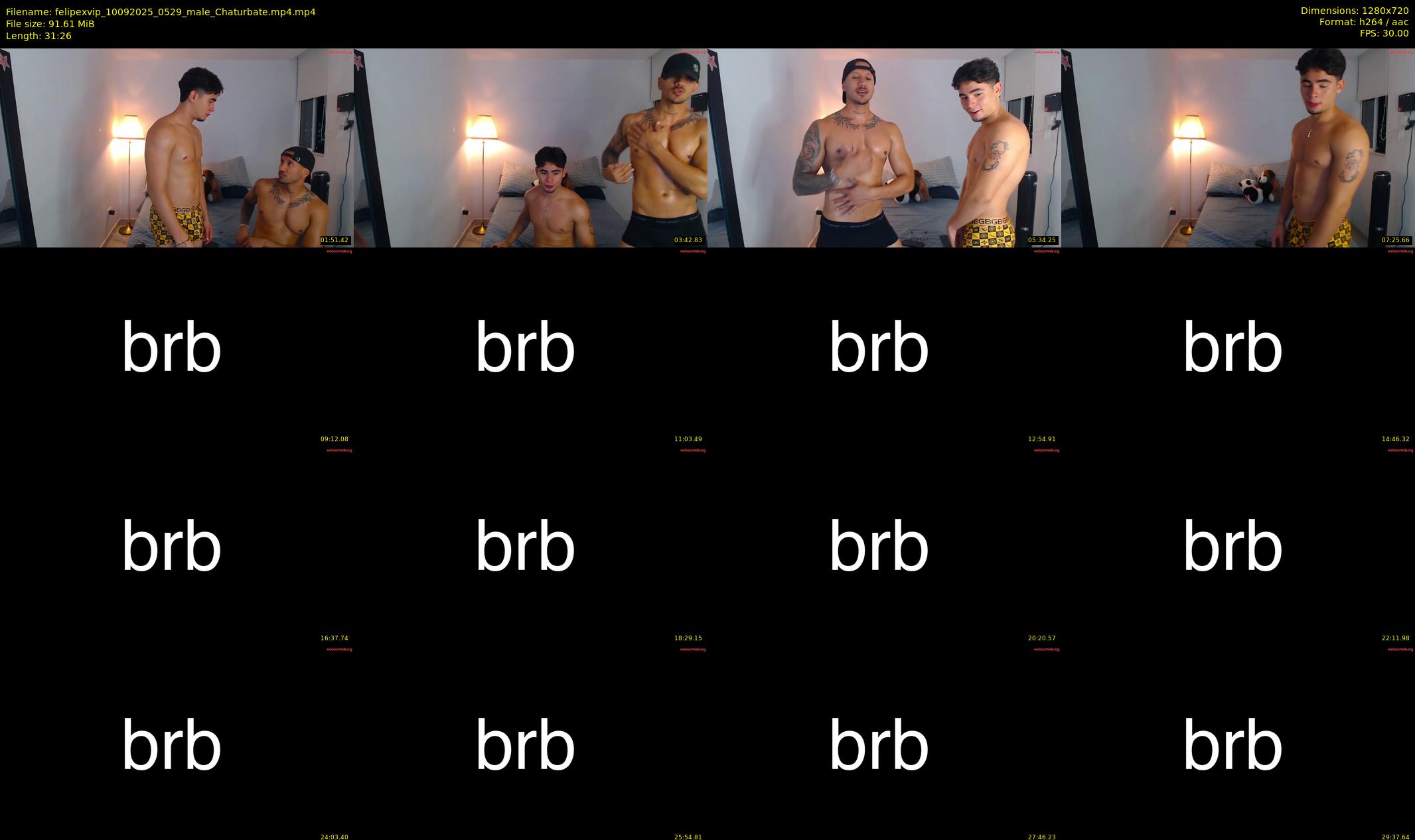 felipexvip — 32 minute Chaturbate male cam show recording, 720p, Sep 10, 2025