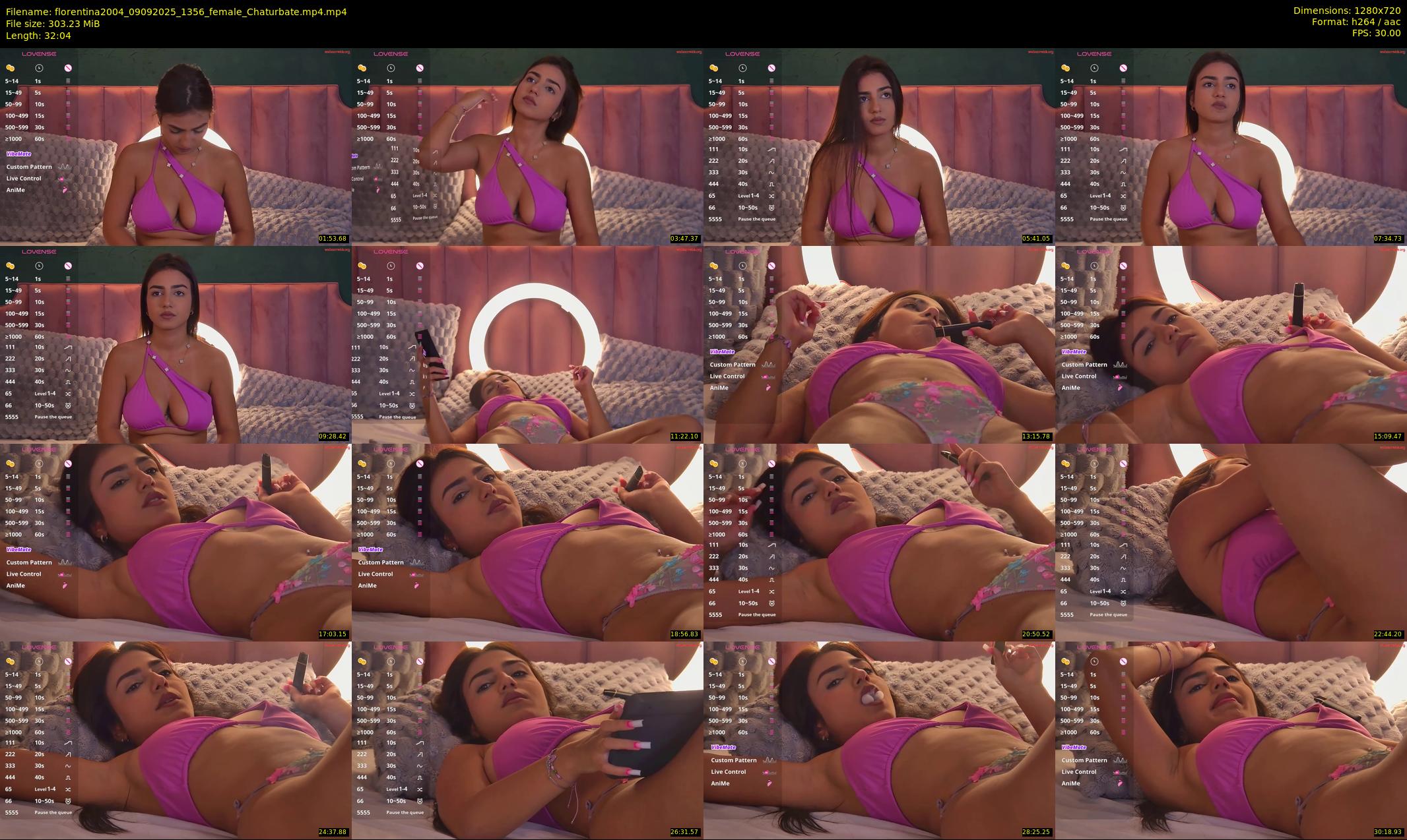 florentina2004 — 33 minute Chaturbate female cam show recording, 720p, Sep 9, 2025