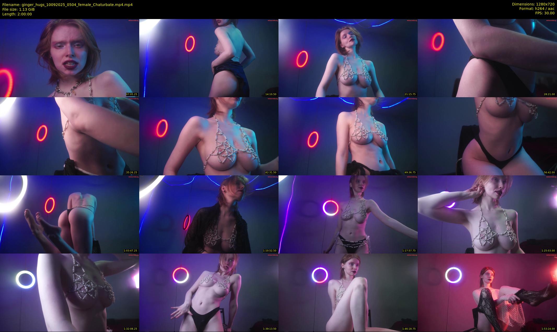 ginger_hugs — 120 minute Chaturbate female cam show recording, 720p, Sep 10, 2025