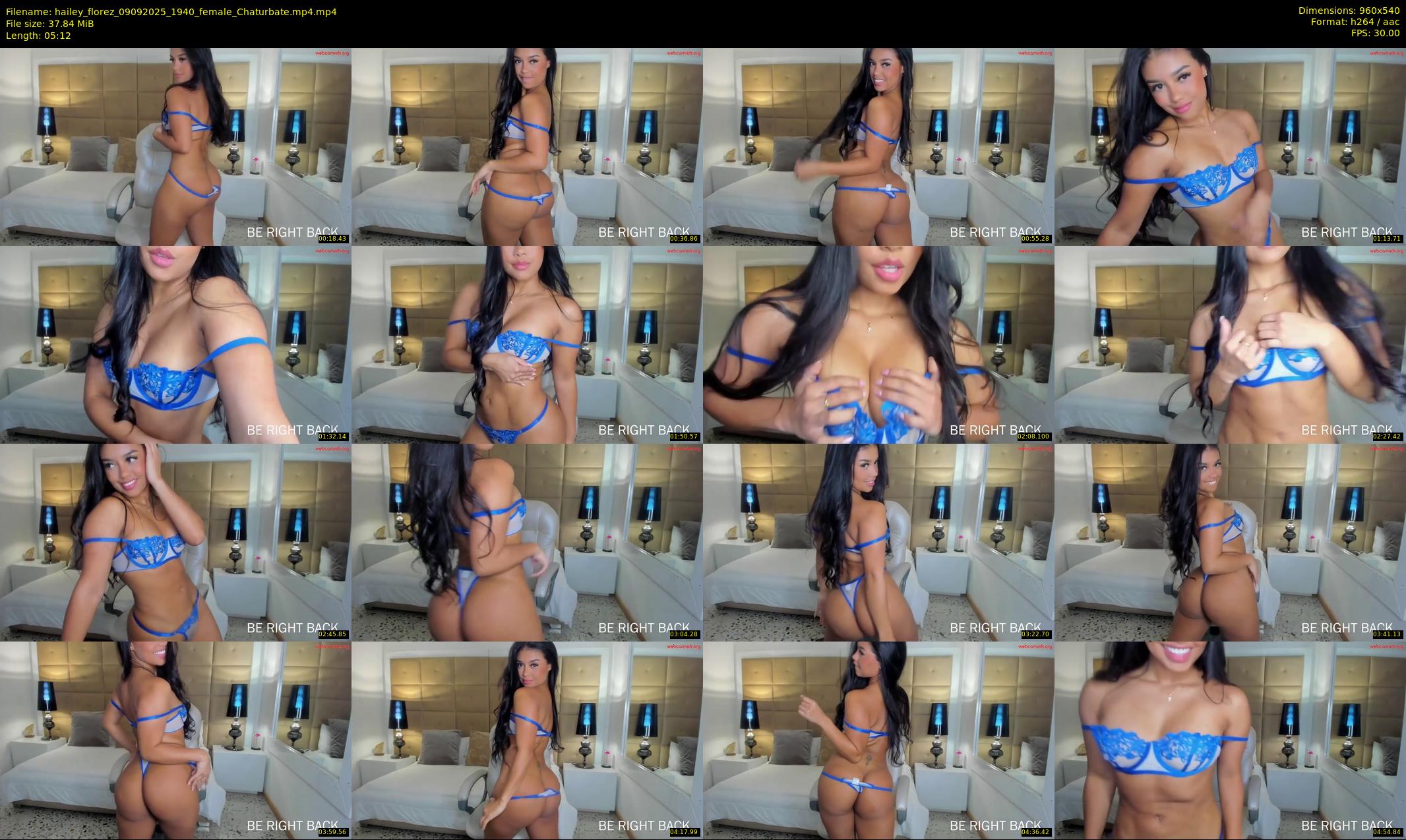 hailey_florez — 6 minute Chaturbate female cam show recording, 480p, Sep 9, 2025