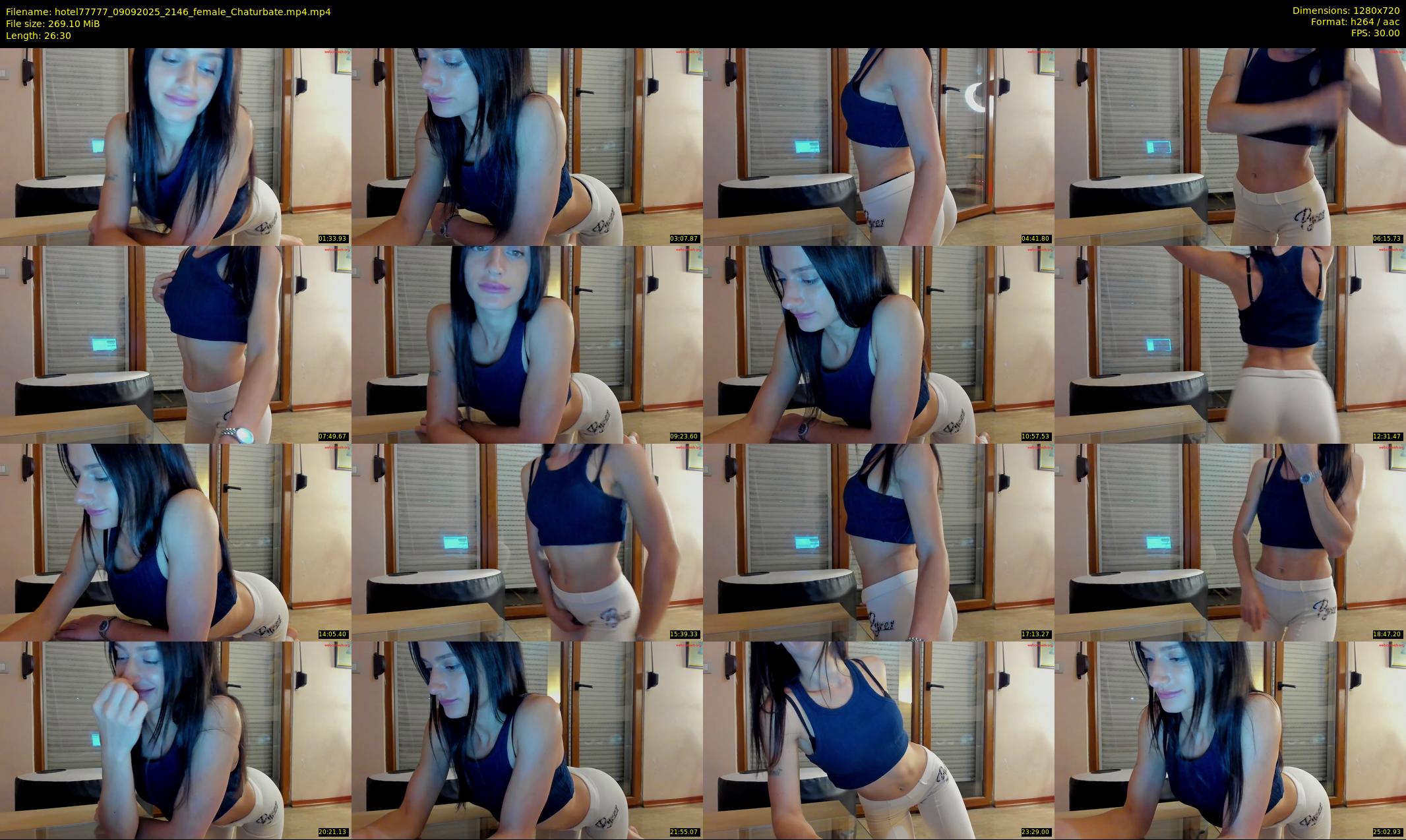 hotel77777 — 27 minute Chaturbate female cam show recording, 720p, Sep 9, 2025