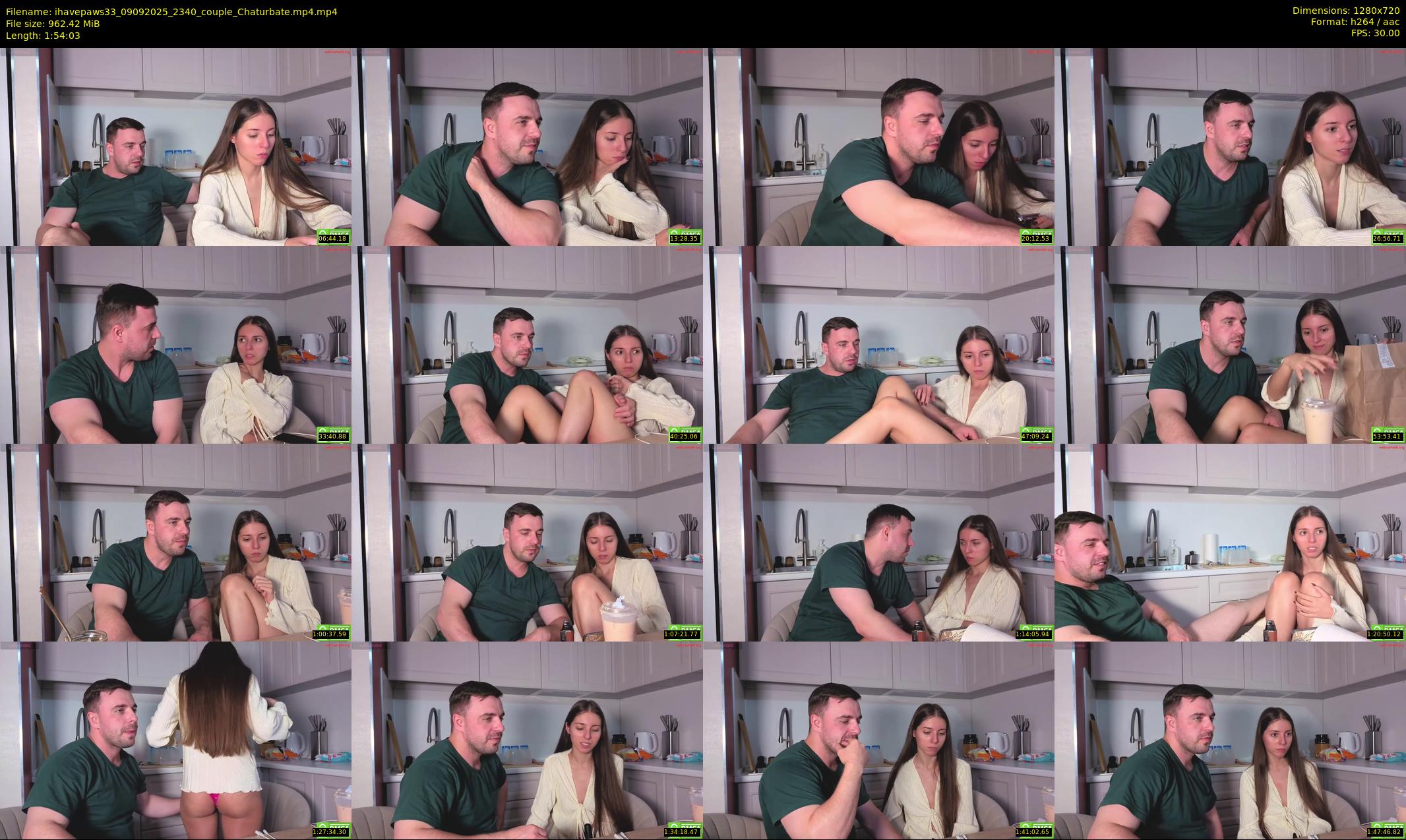 ihavepaws33 — 115 minute Chaturbate couple cam show recording, 720p, Sep 9, 2025