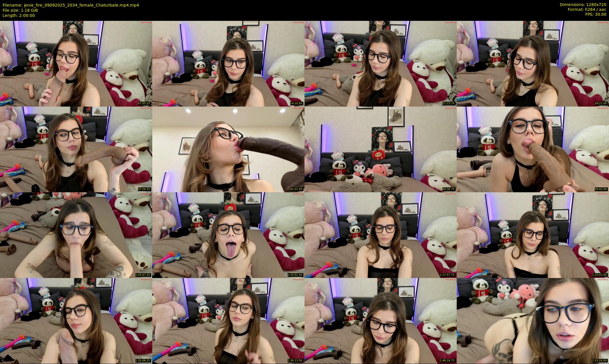 jenie_fire — 120 minute Chaturbate female cam show recording, 720p, Sep 9, 2025