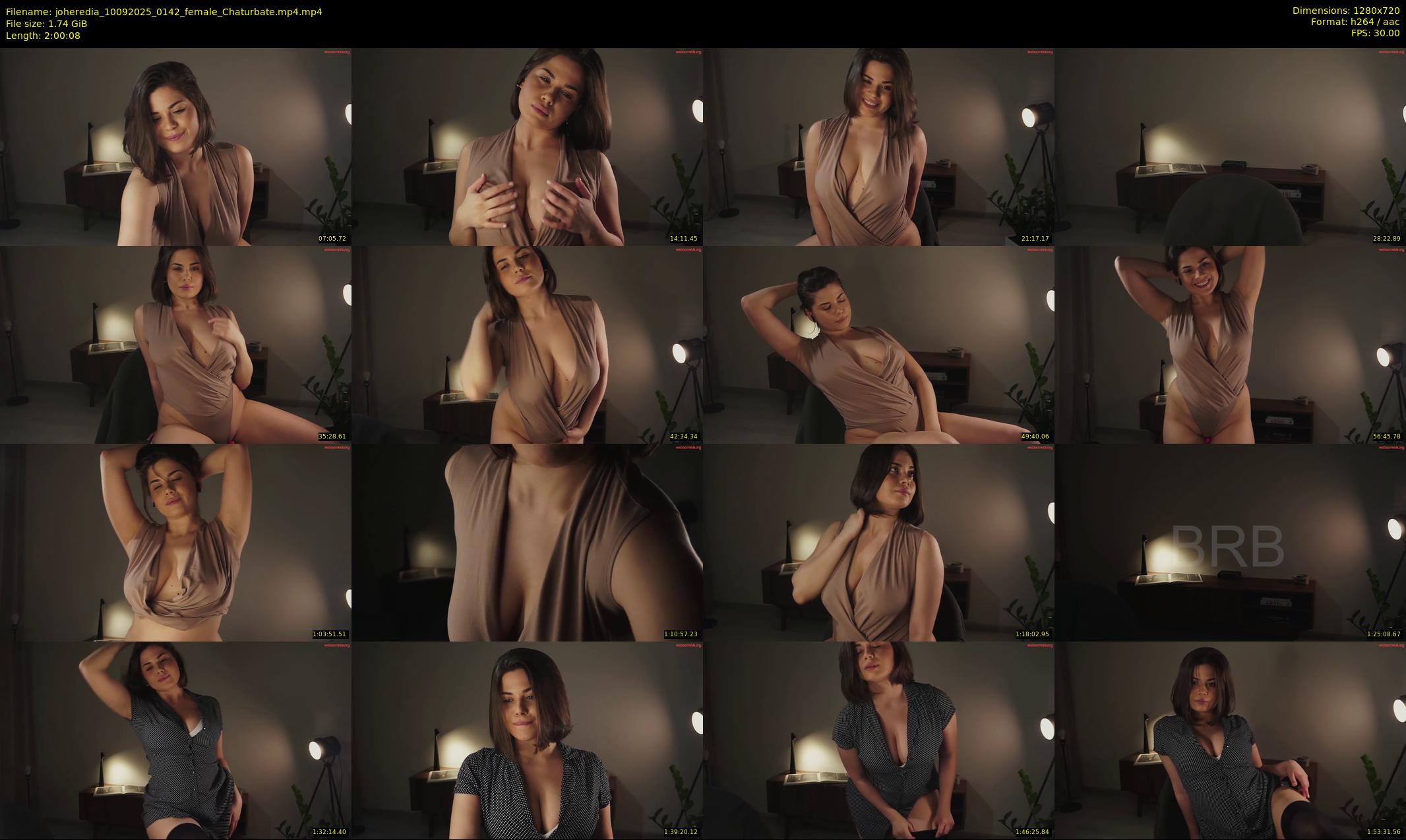 joheredia — 121 minute Chaturbate female cam show recording, 720p, Sep 10, 2025