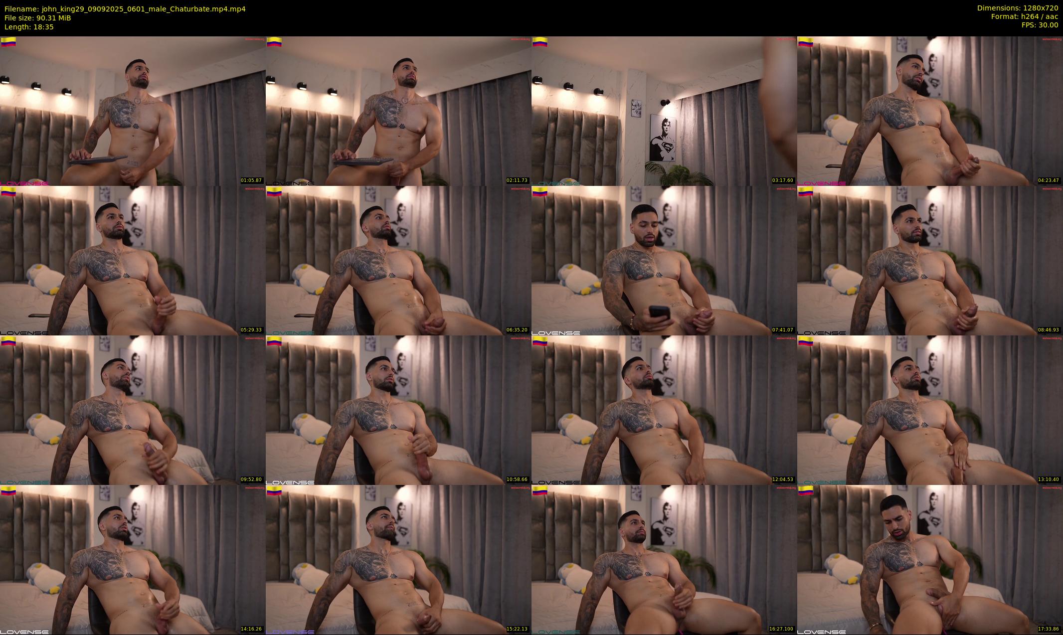 john_king29 — 19 minute Chaturbate male cam show recording, 720p, Sep 9, 2025