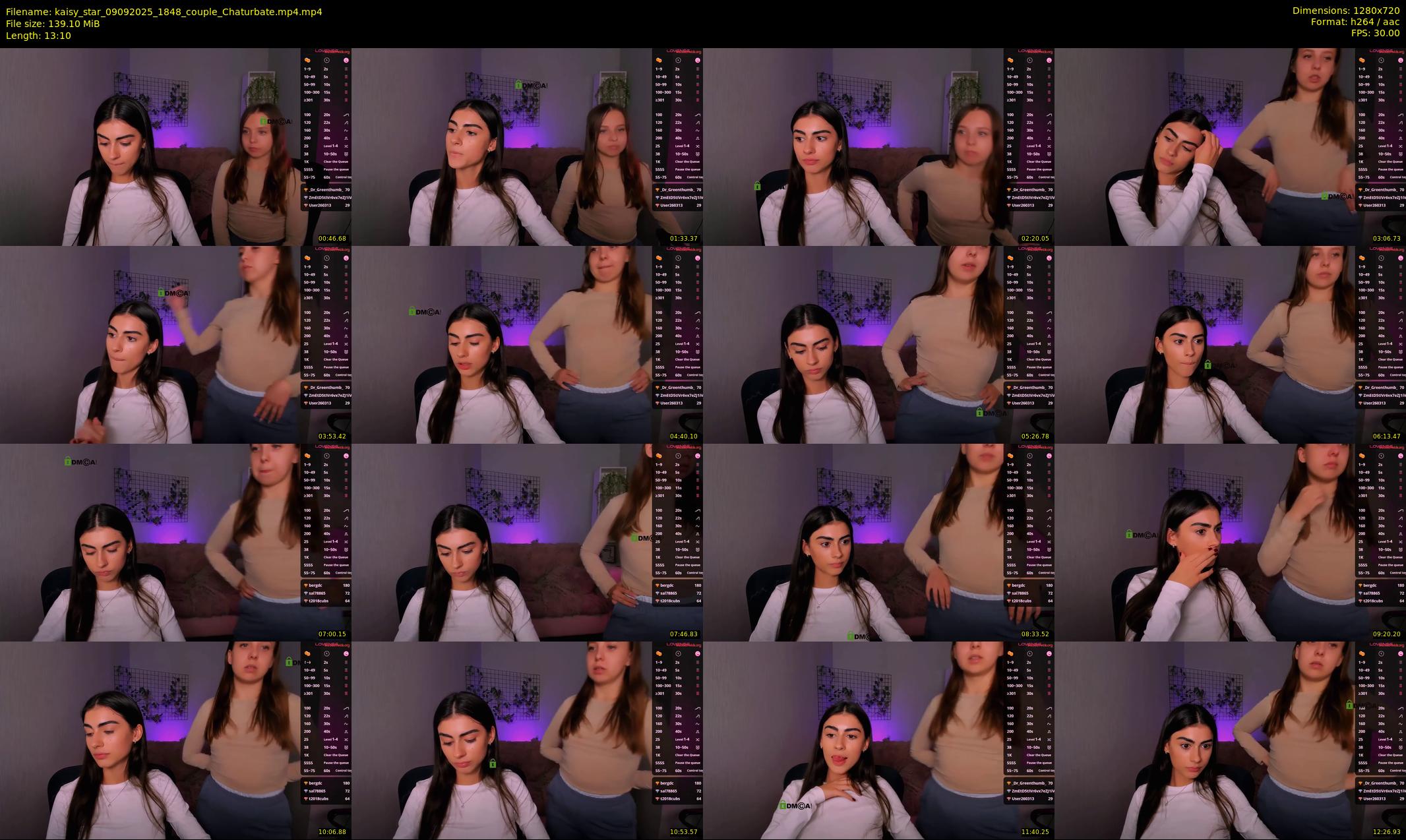kaisy_star — 14 minute Chaturbate female cam show recording, 720p, Sep 9, 2025