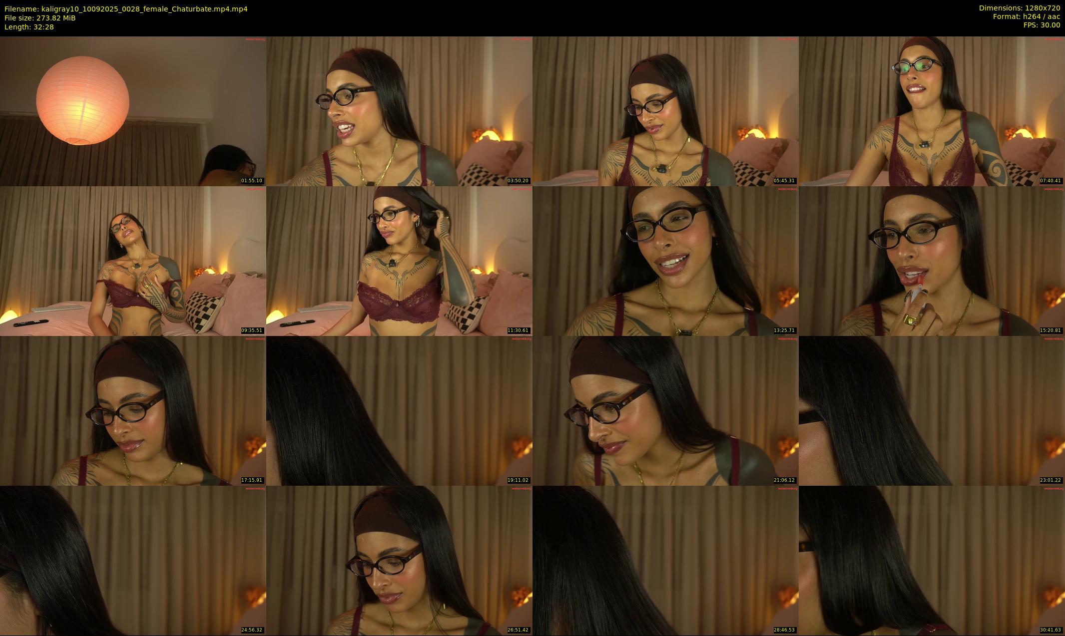 kaligray10 — 33 minute Chaturbate female cam show recording, 720p, Sep 10, 2025