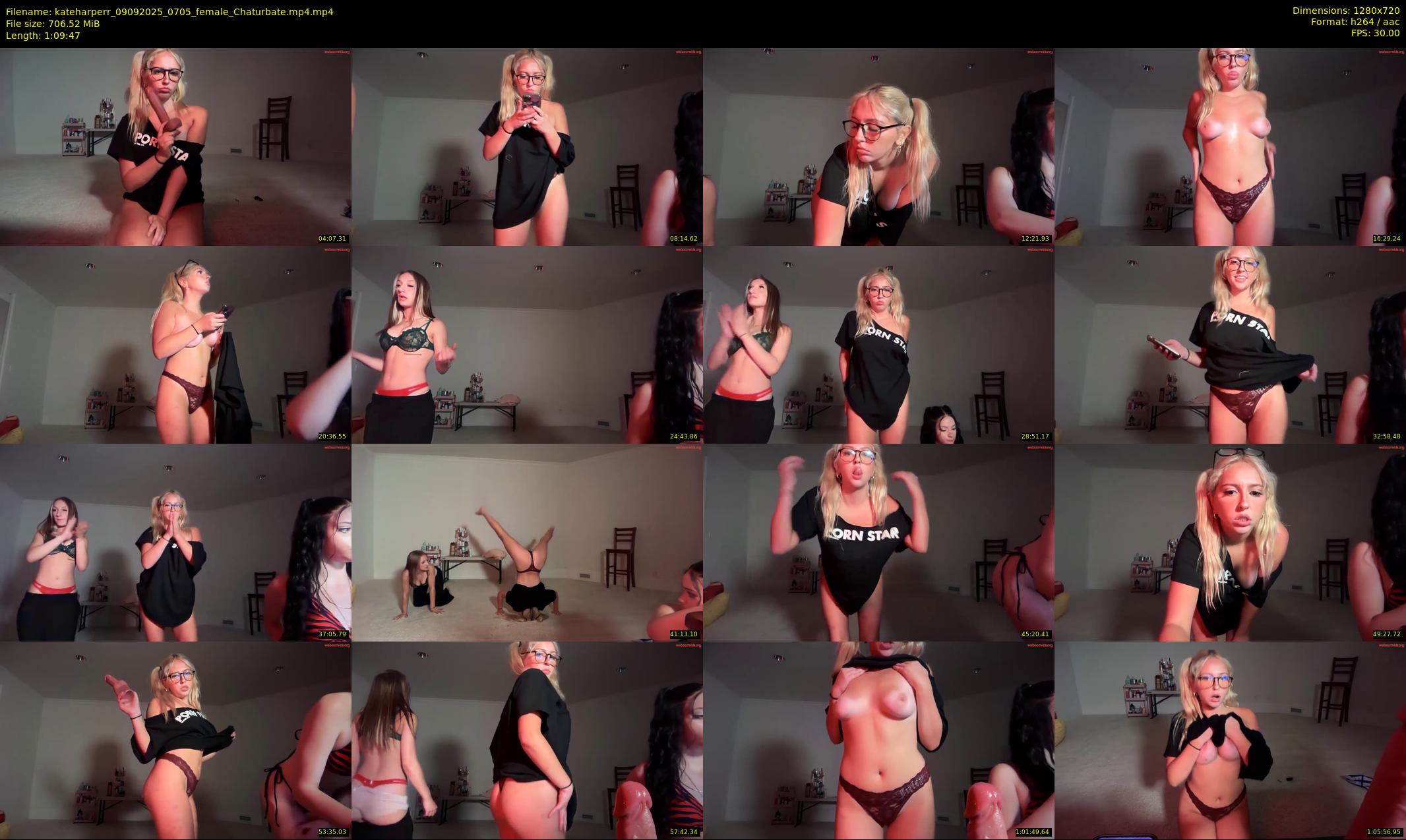 kateharperr — 70 minute Chaturbate female cam show recording, 720p, Sep 9, 2025