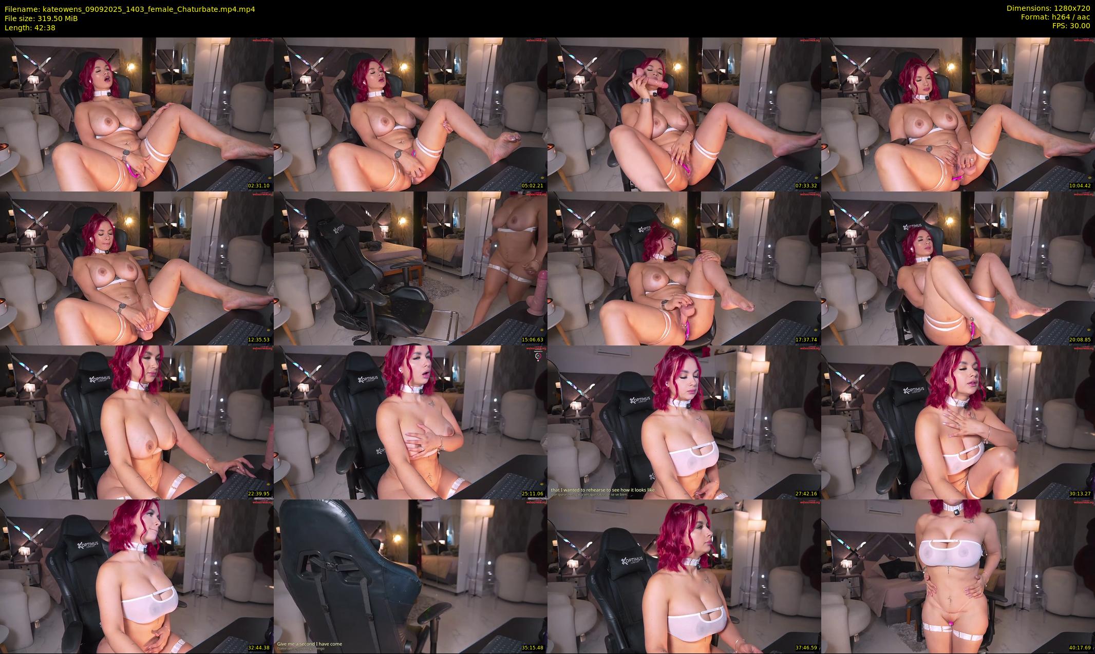 kateowens — 43 minute Chaturbate female cam show recording, 720p, Sep 9, 2025