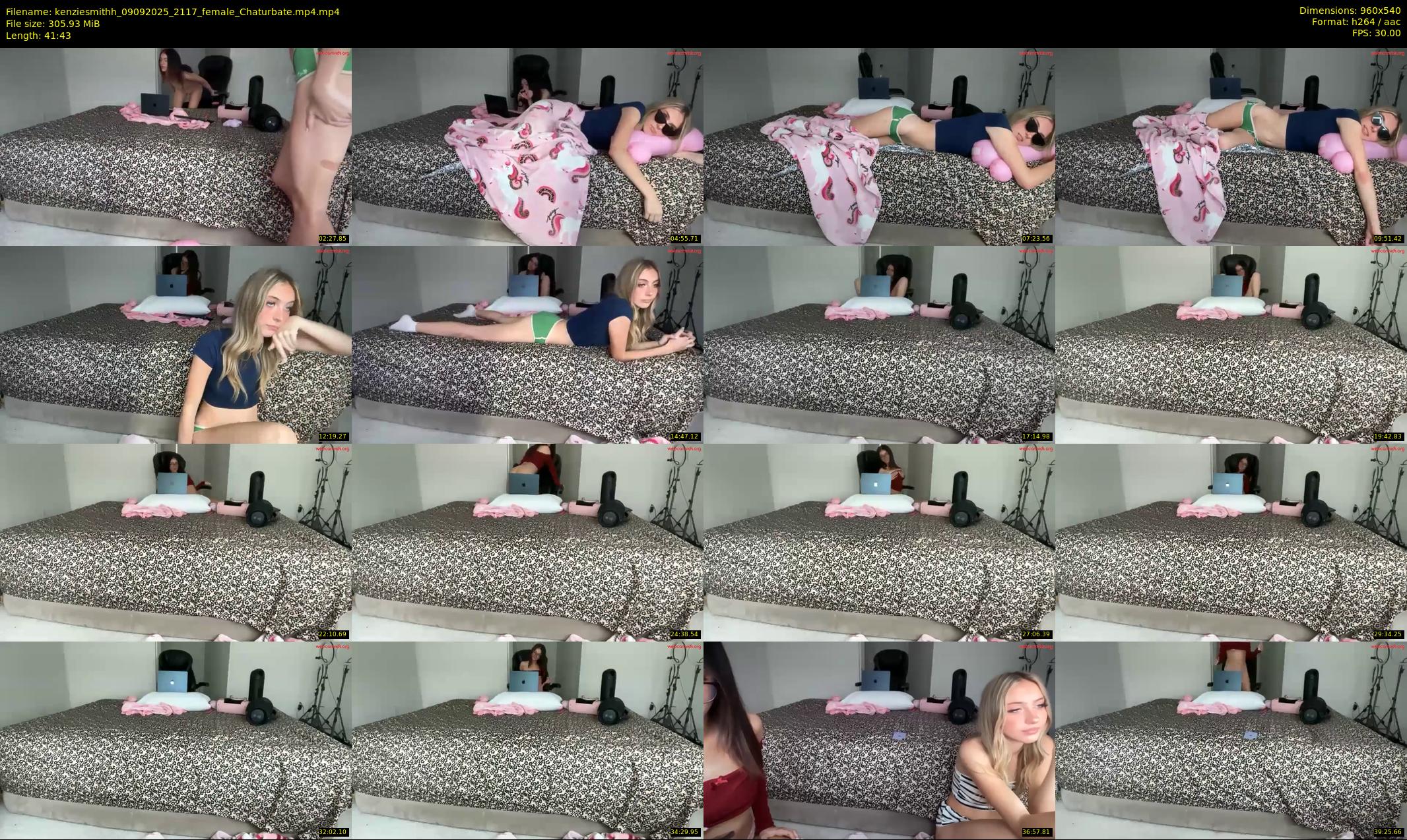 kenziesmithh — 42 minute Chaturbate female cam show recording, 480p, Sep 9, 2025