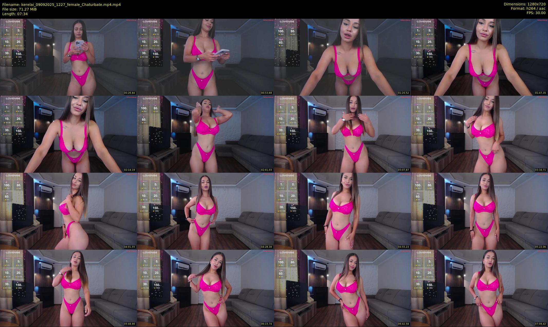 kerelai — 8 minute Chaturbate female cam show recording, 720p, Sep 9, 2025