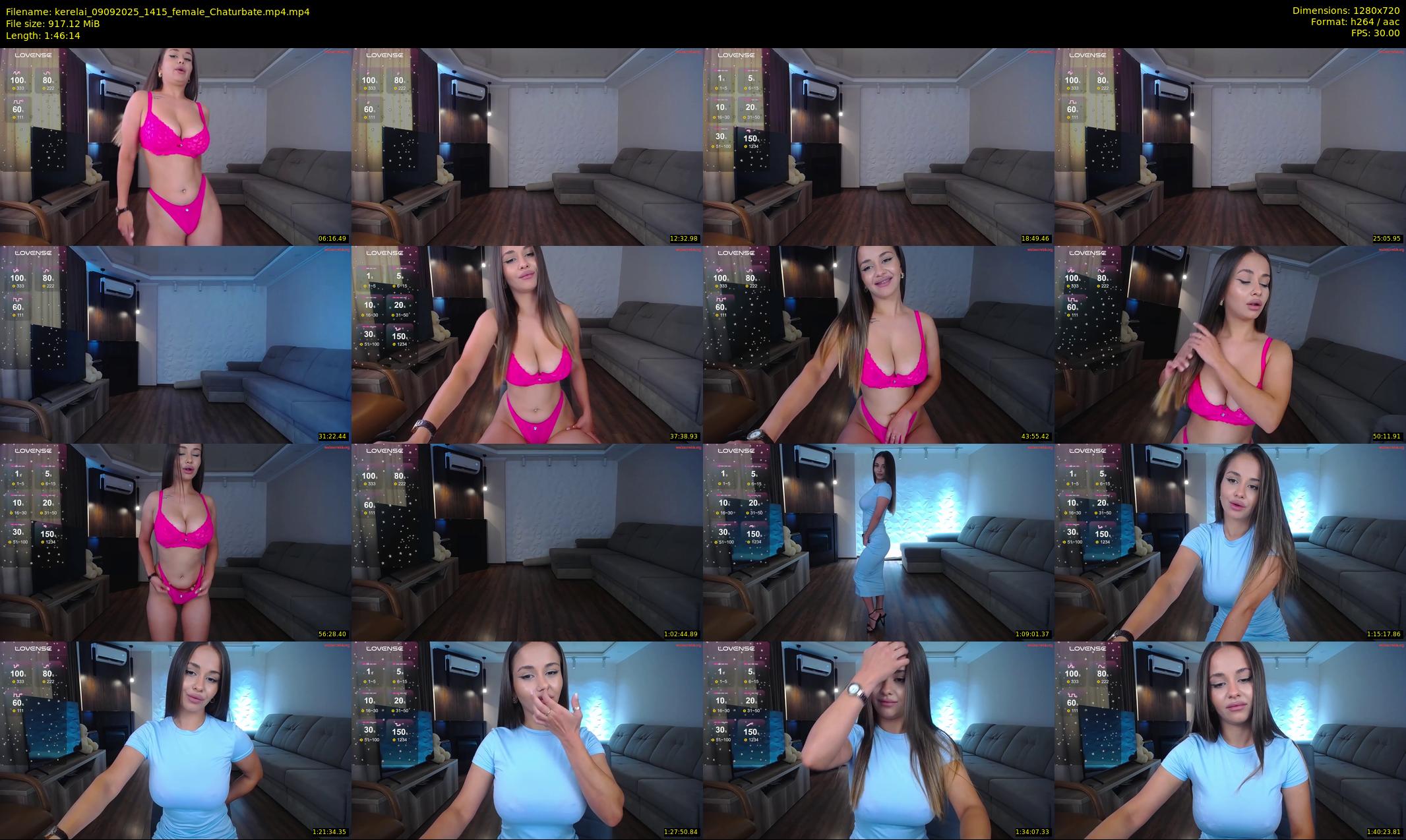 kerelai — 107 minute Chaturbate female cam show recording, 720p, Sep 9, 2025
