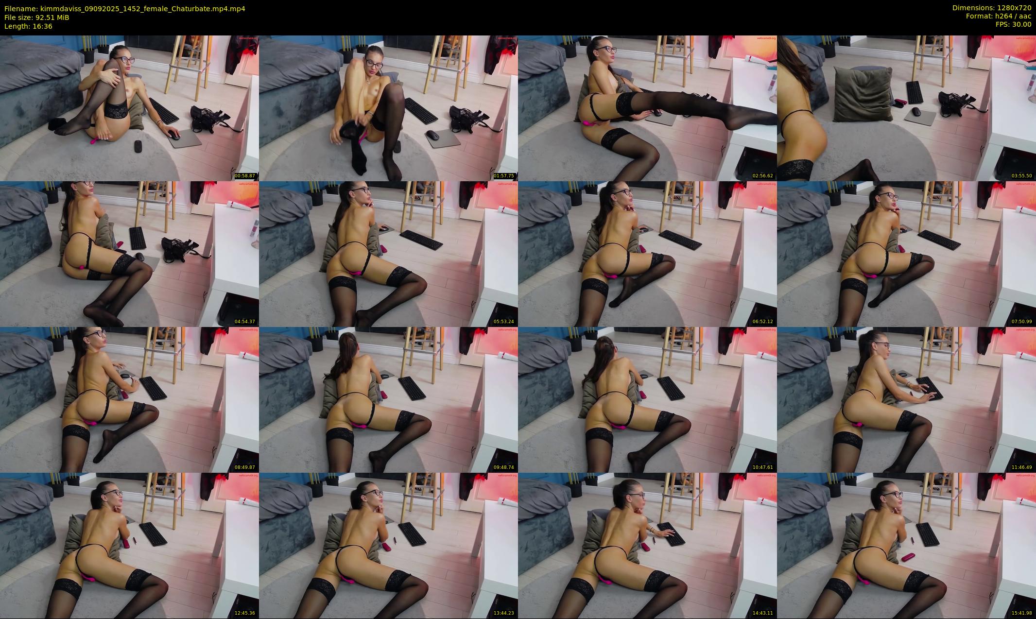 kimmdaviss — 17 minute Chaturbate female cam show recording, 720p, Sep 9, 2025