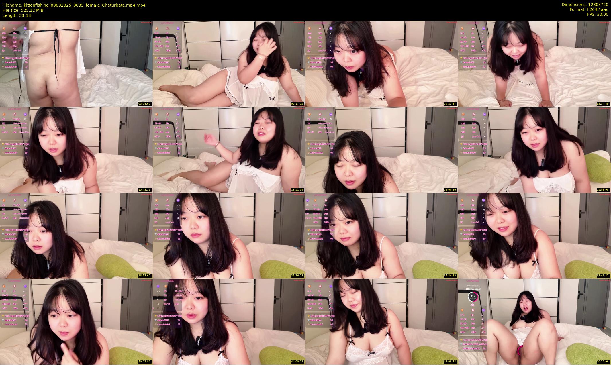 kittenfishing — 54 minute Chaturbate female cam show recording, 720p, Sep 9, 2025