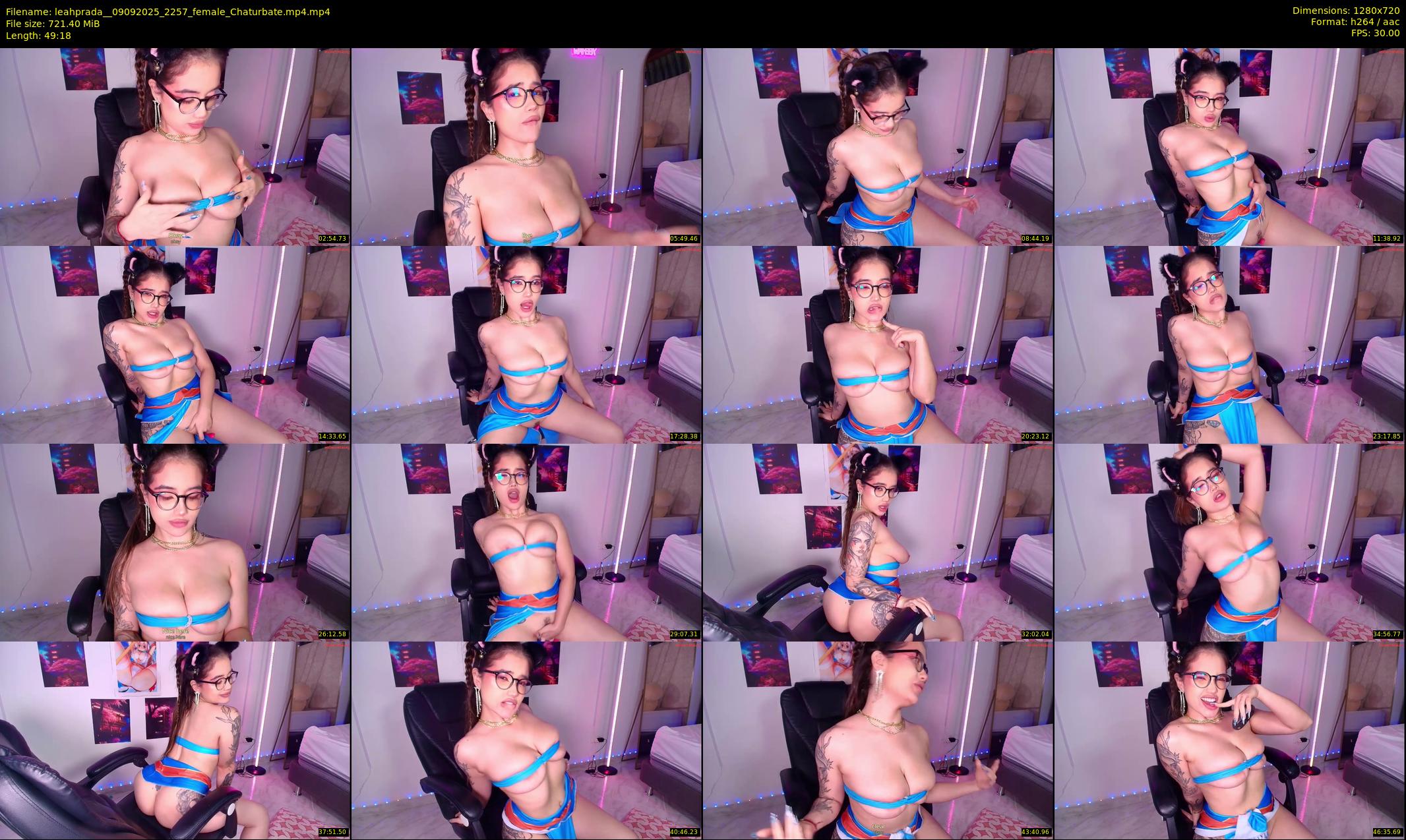 leahprada_ — 50 minute Chaturbate female cam show recording, 720p, Sep 9, 2025