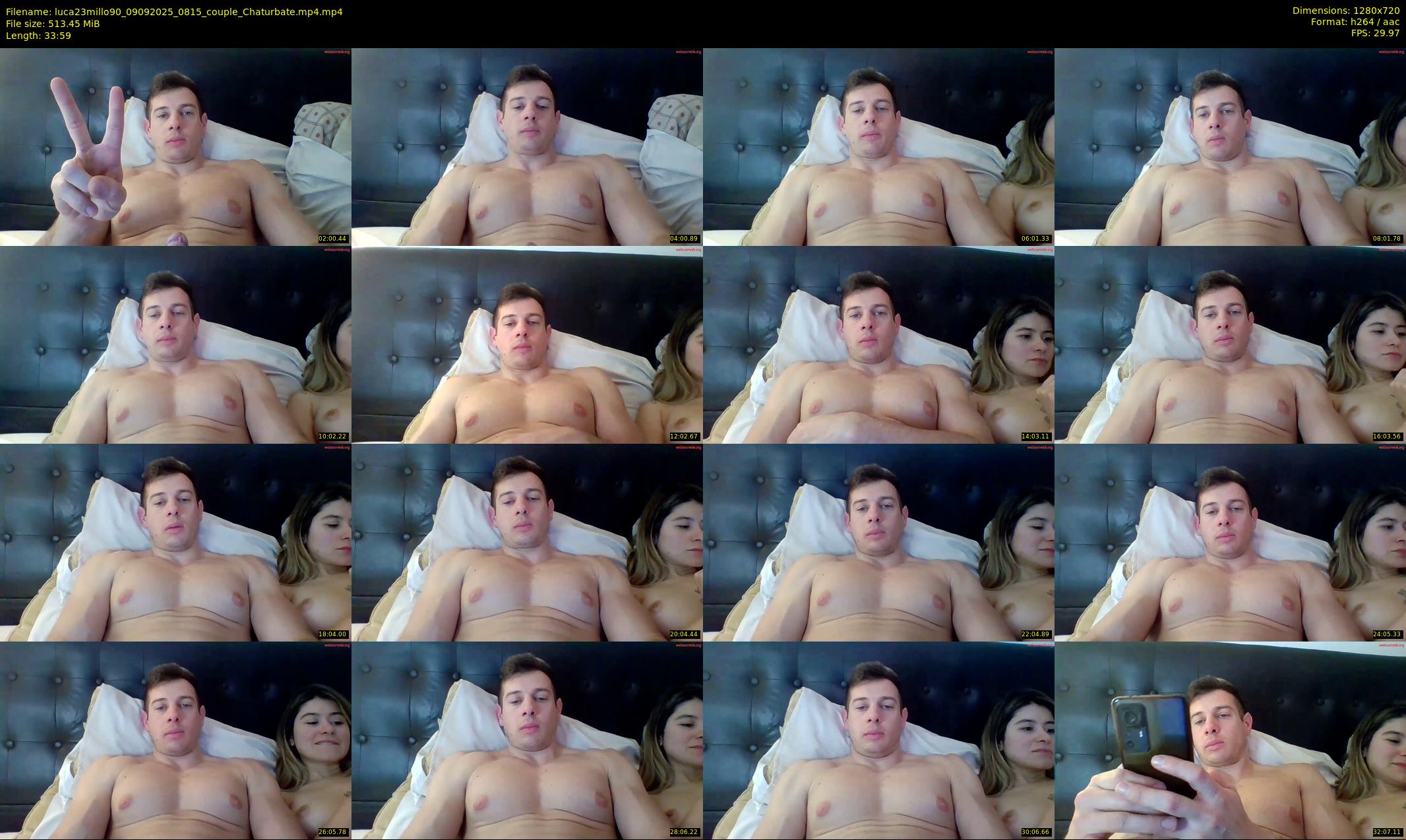 luca23millo90 — 34 minute Chaturbate male cam show recording, 720p, Sep 9, 2025