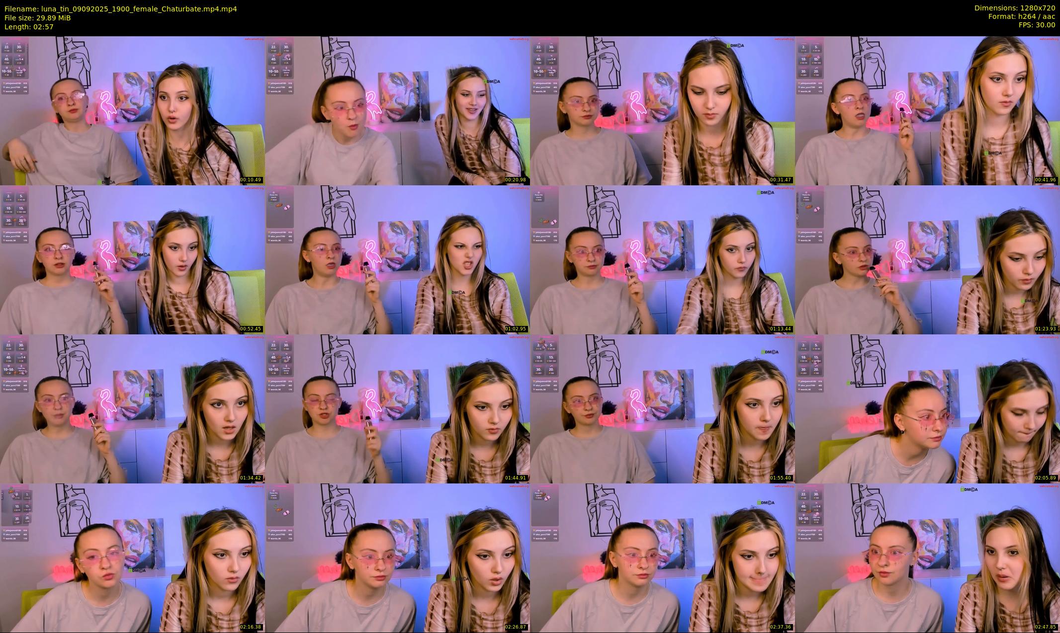 luna_tin — 3 minute Chaturbate couple cam show recording, 720p, Sep 9, 2025