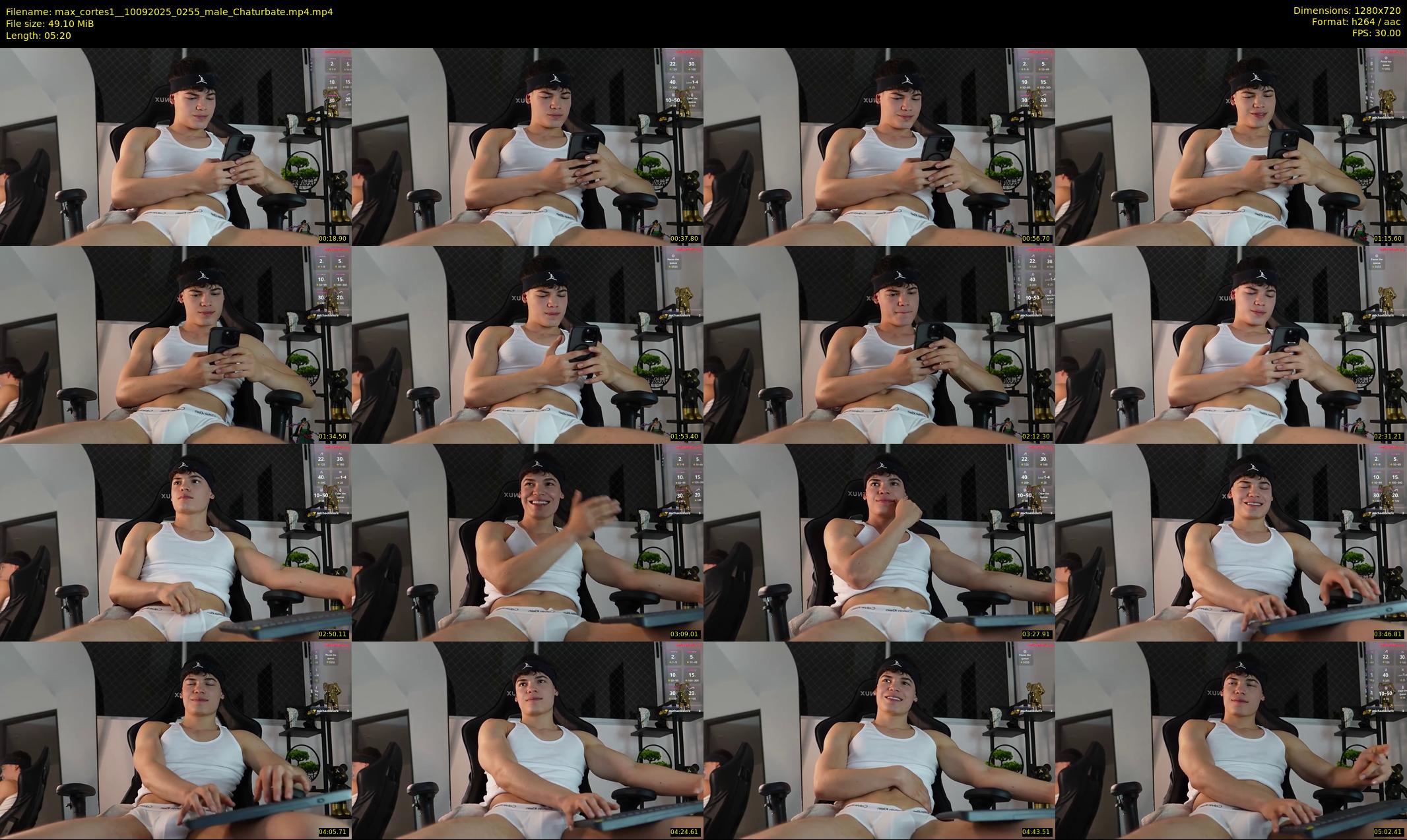 max_cortes1_ — 6 minute Chaturbate male cam show recording, 720p, Sep 10, 2025