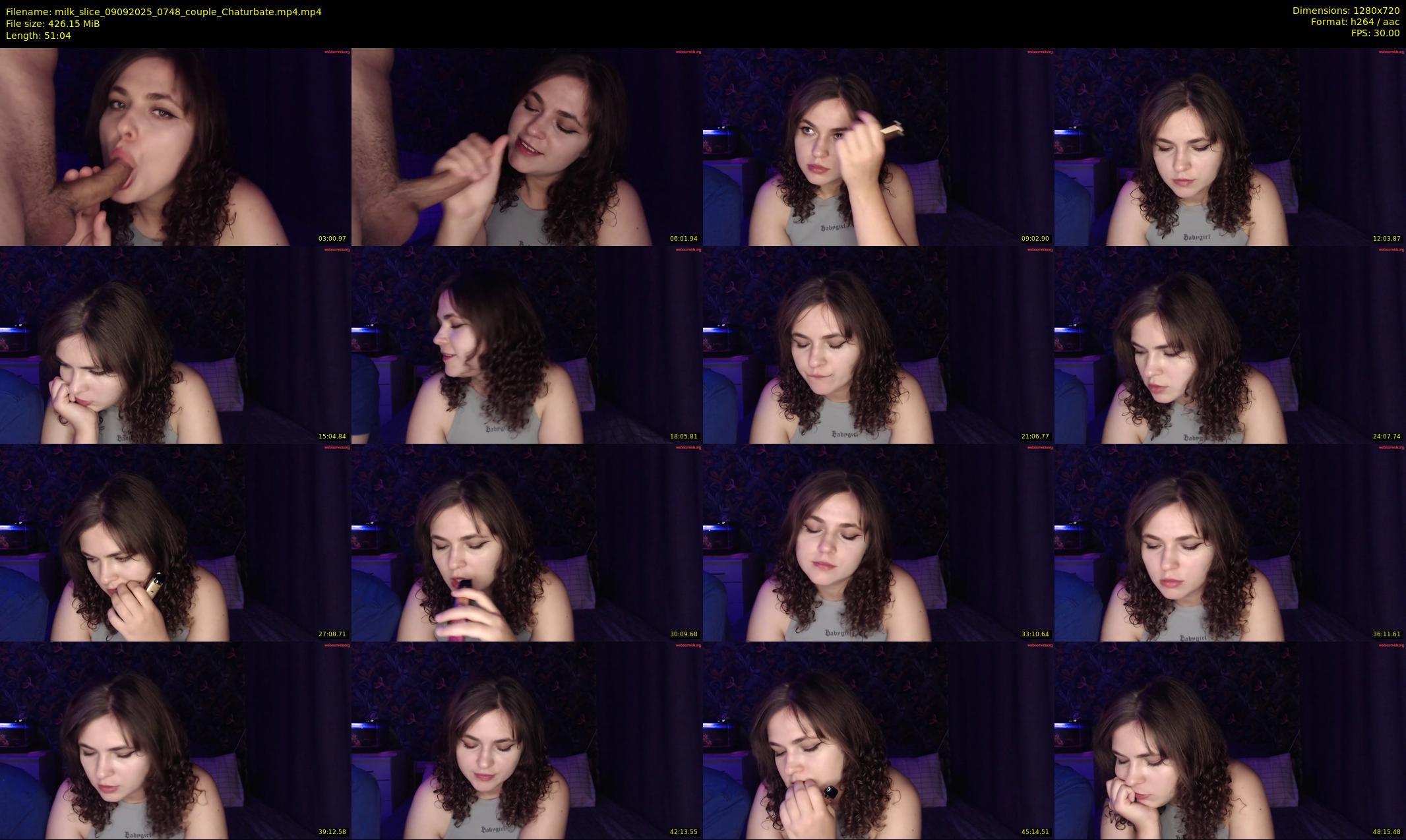 milk_slice — 52 minute Chaturbate couple cam show recording, 720p, Sep 9, 2025