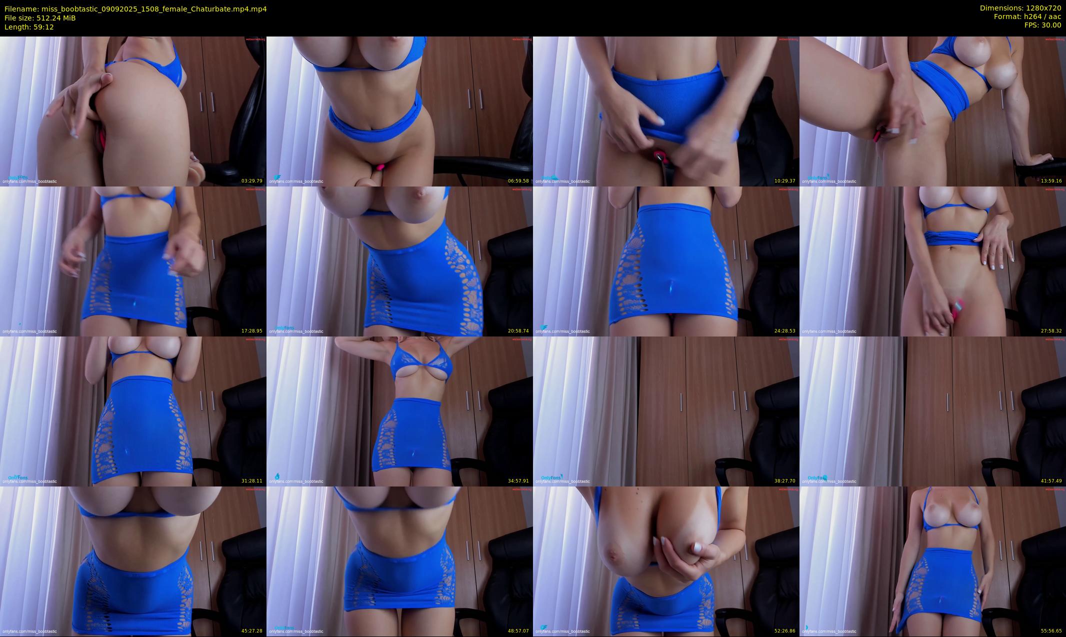 miss_boobtastic — 60 minute Chaturbate female cam show recording, 720p, Sep 9, 2025