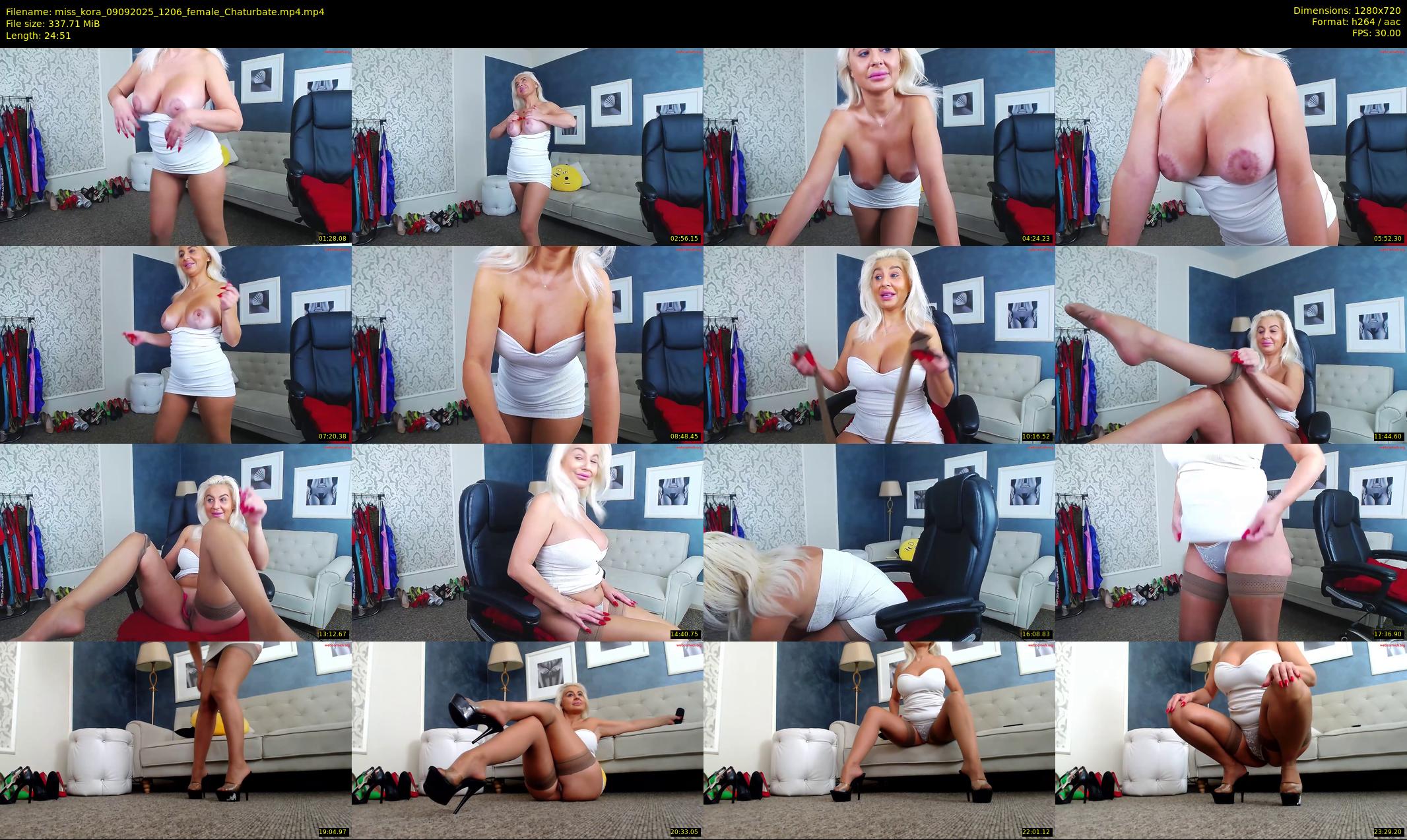 miss_kora — 25 minute Chaturbate female cam show recording, 720p, Sep 9, 2025