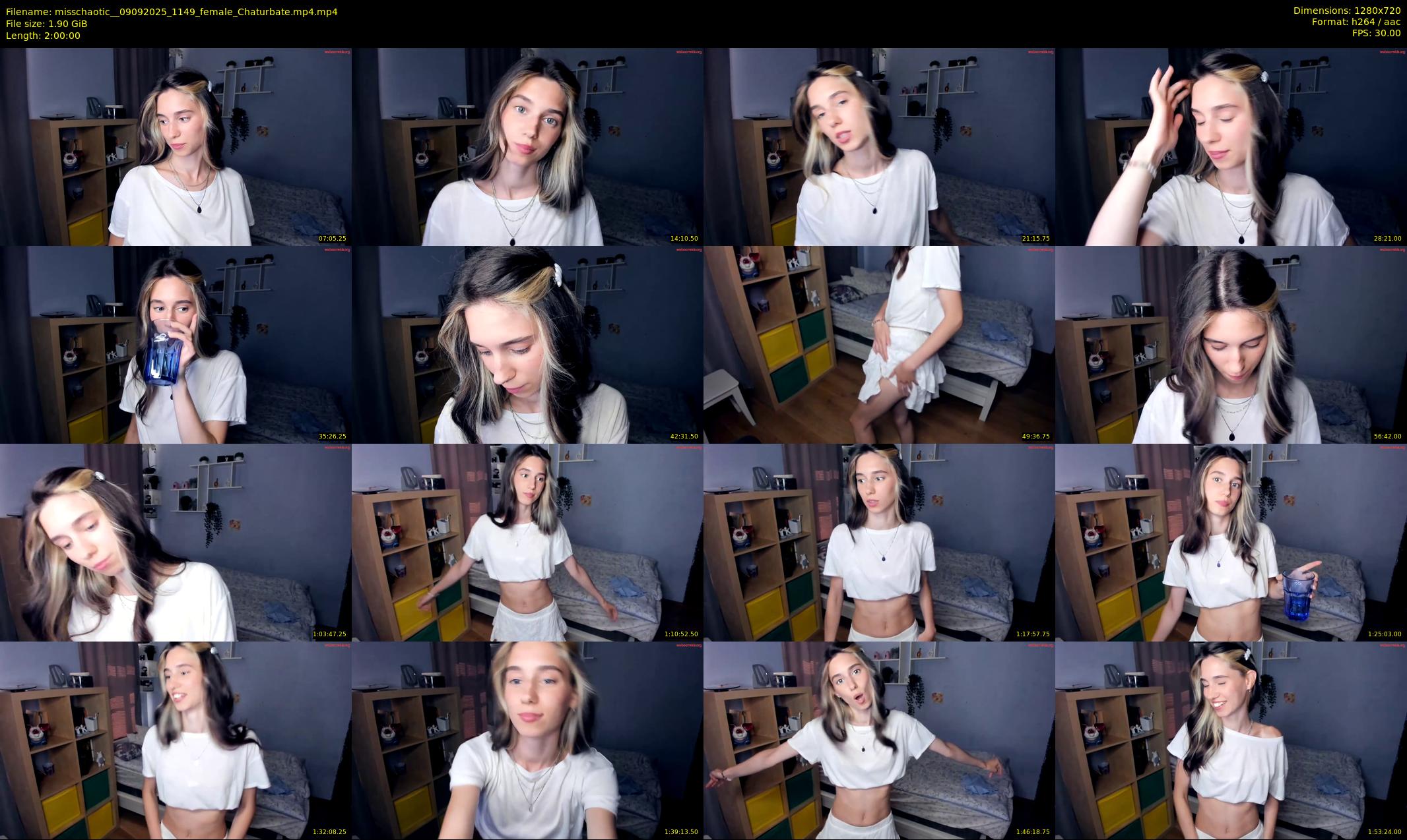 misschaotic_ — 120 minute Chaturbate female cam show recording, 720p, Sep 9, 2025