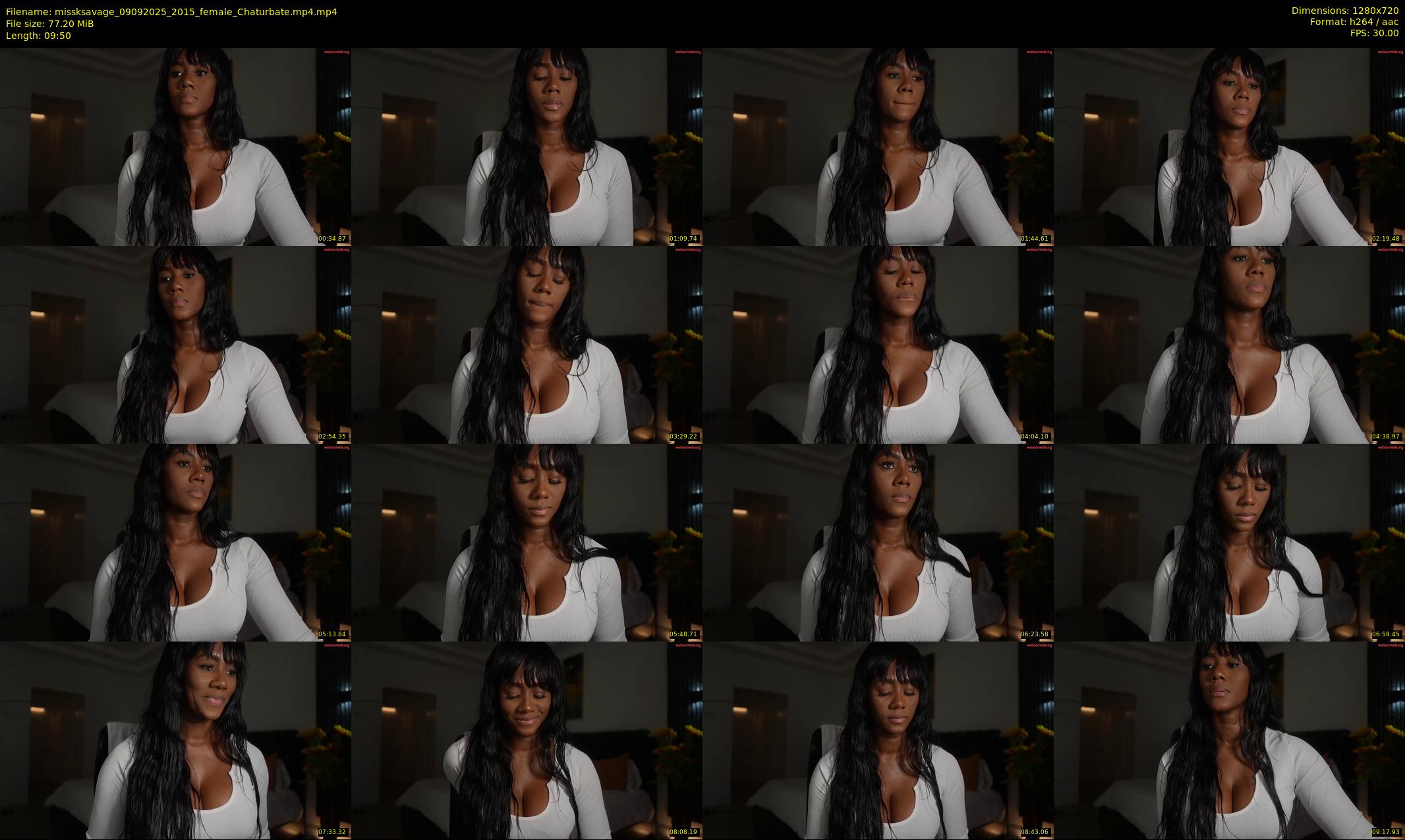 missksavage — 10 minute Chaturbate female cam show recording, 720p, Sep 9, 2025