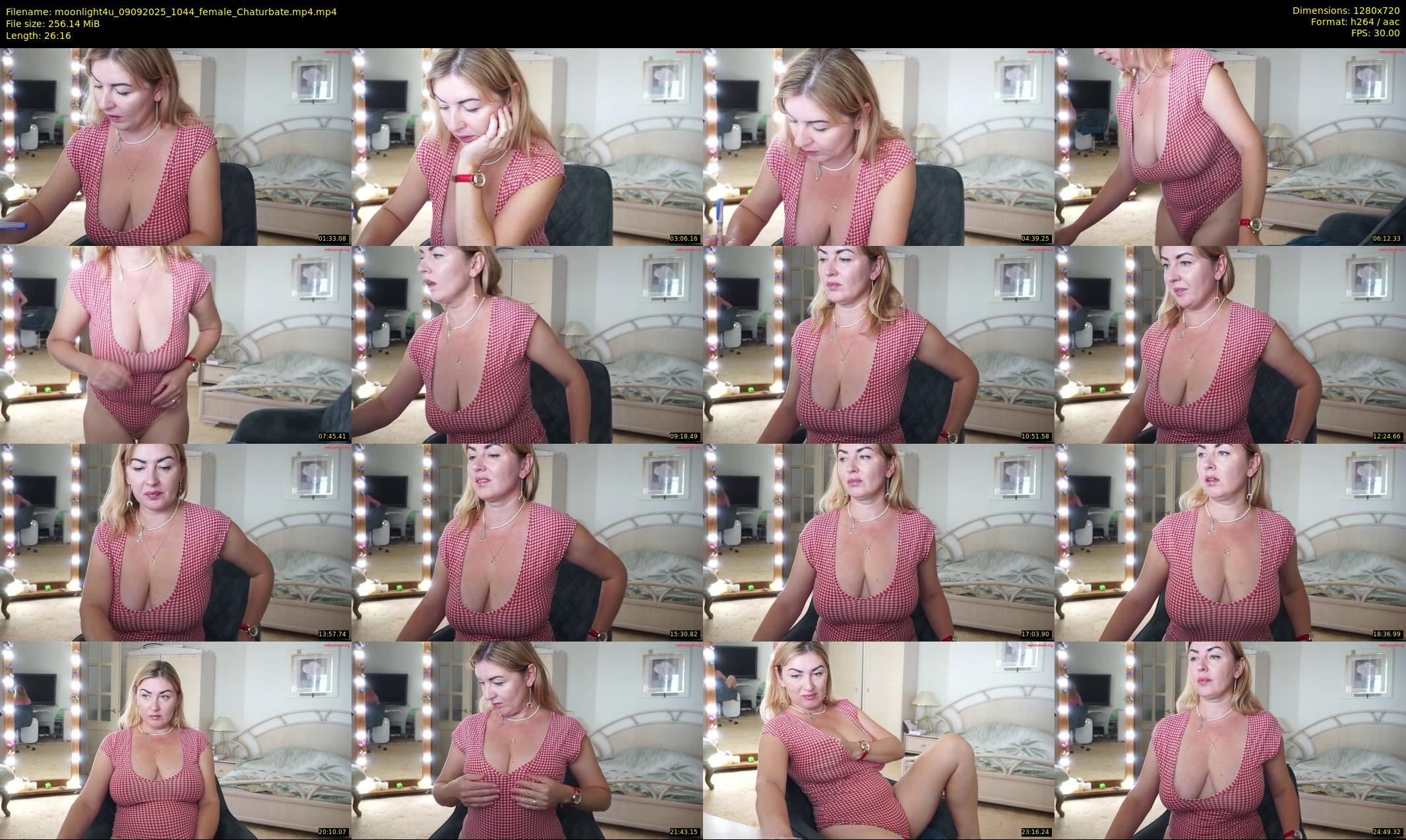 moonlight4u — 27 minute Chaturbate female cam show recording, 720p, Sep 9, 2025