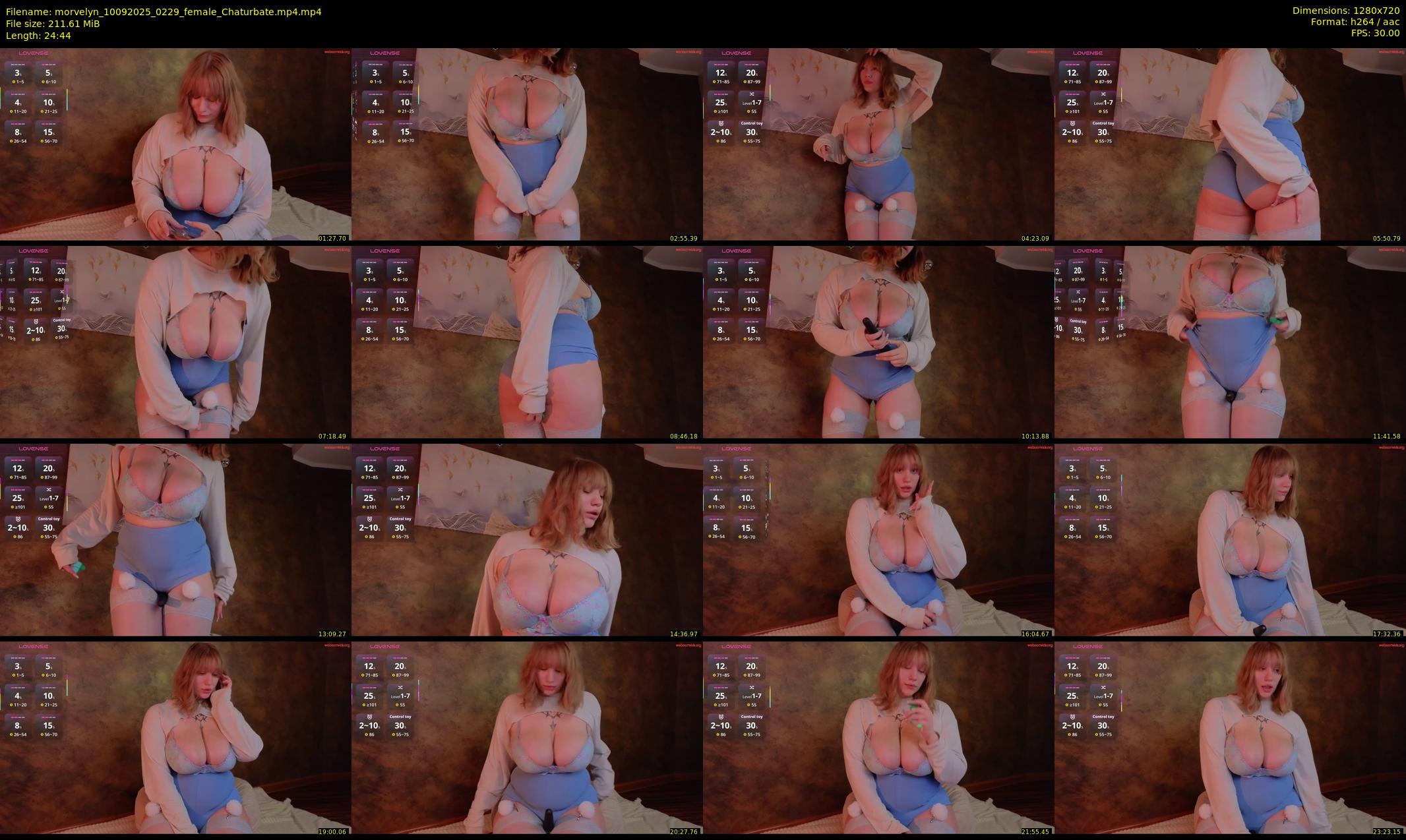 morvelyn — 25 minute Chaturbate female cam show recording, 720p, Sep 10, 2025