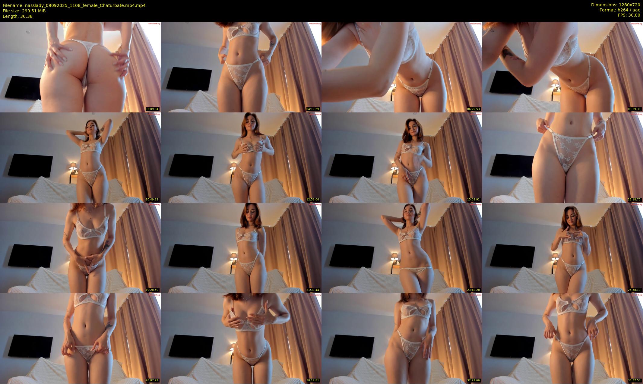 nasslady — 37 minute Chaturbate female cam show recording, 720p, Sep 9, 2025